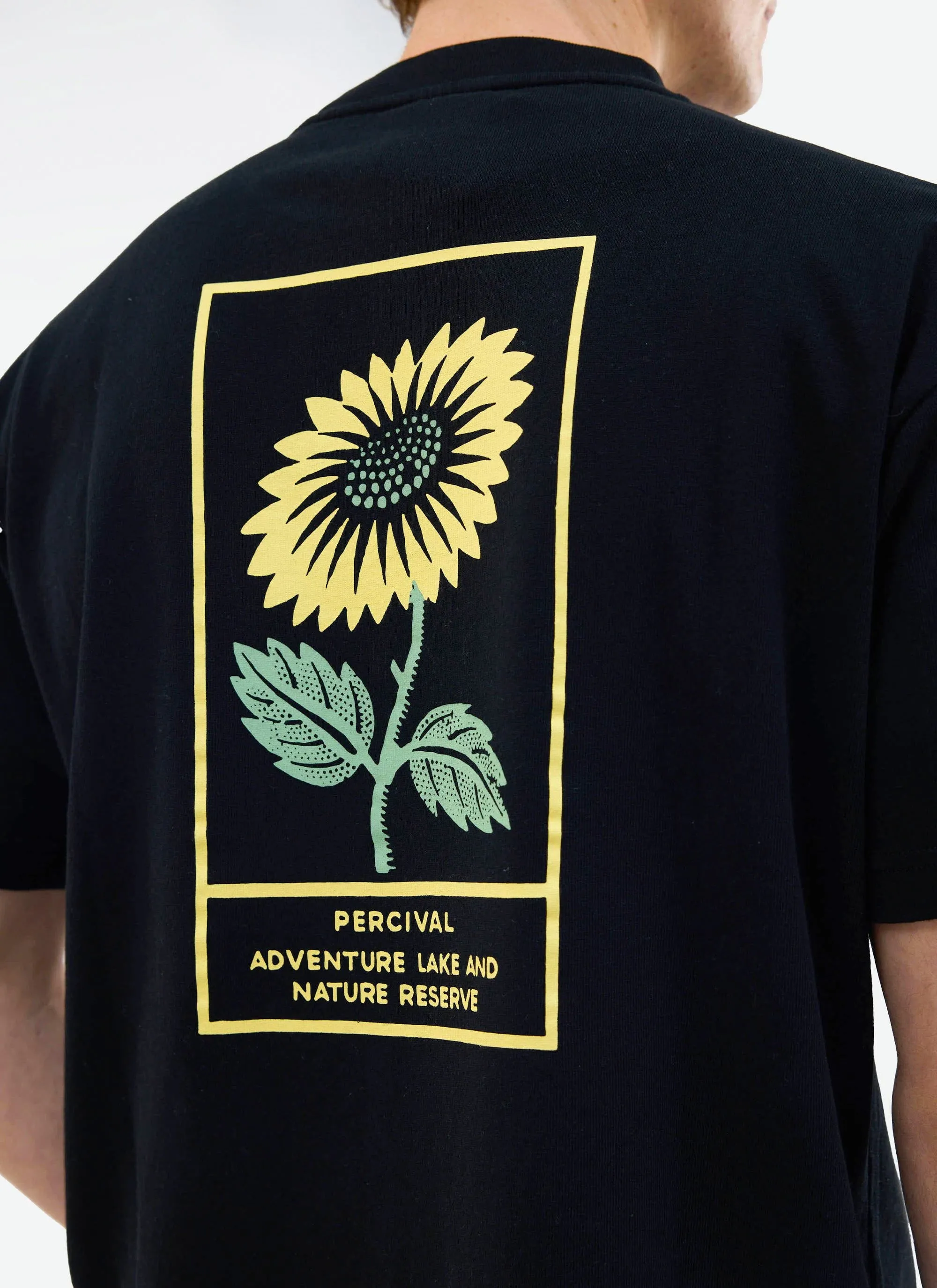 Nature Reserve Oversized T Shirt | Organic Cotton | Black sold by Percival