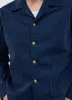 Rocco Overshirt Jacket | Cotton | Navy sold by Percival
