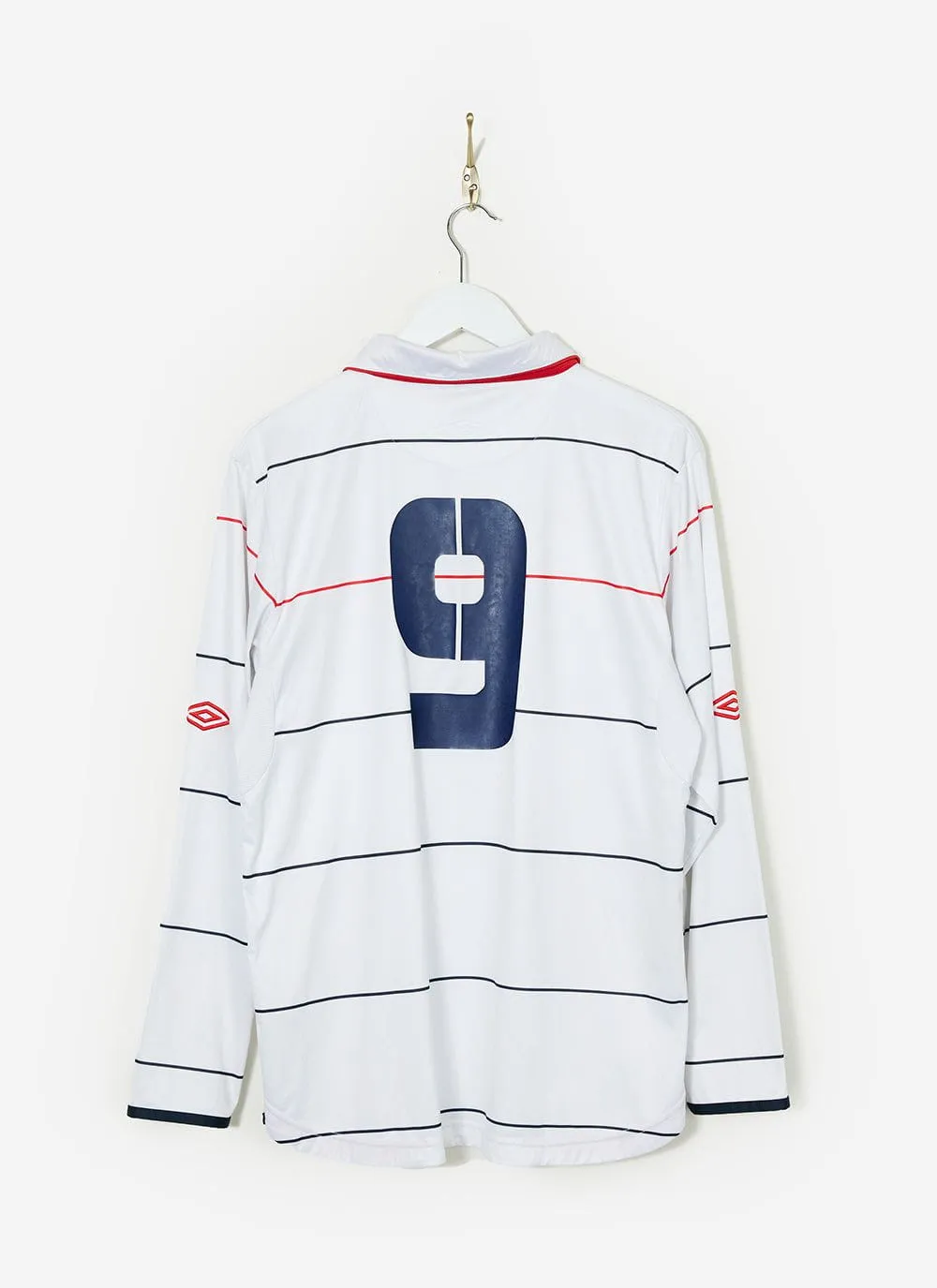 90s Umbro Shirt #17 | Percival x Classic Football Shirts | White sold by Percival product image thumbnail 3