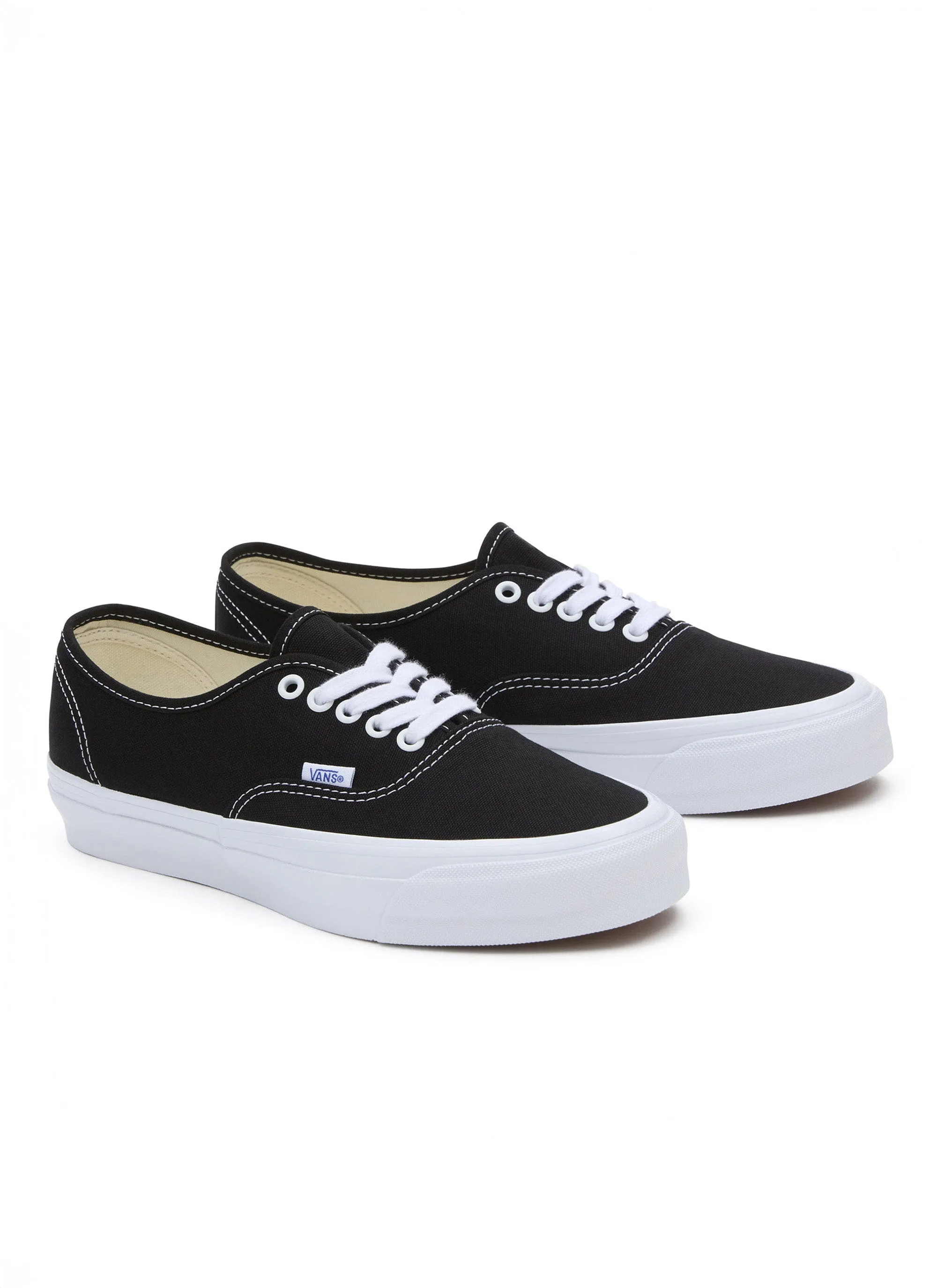 Vans | Premium Authentic 44 Shoes | Black with White sold by Percival