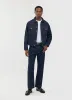 Western Trucker Jacket | Denim | Dark Indigo sold by Percival