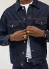 Western Trucker Jacket | Denim | Dark Indigo sold by Percival