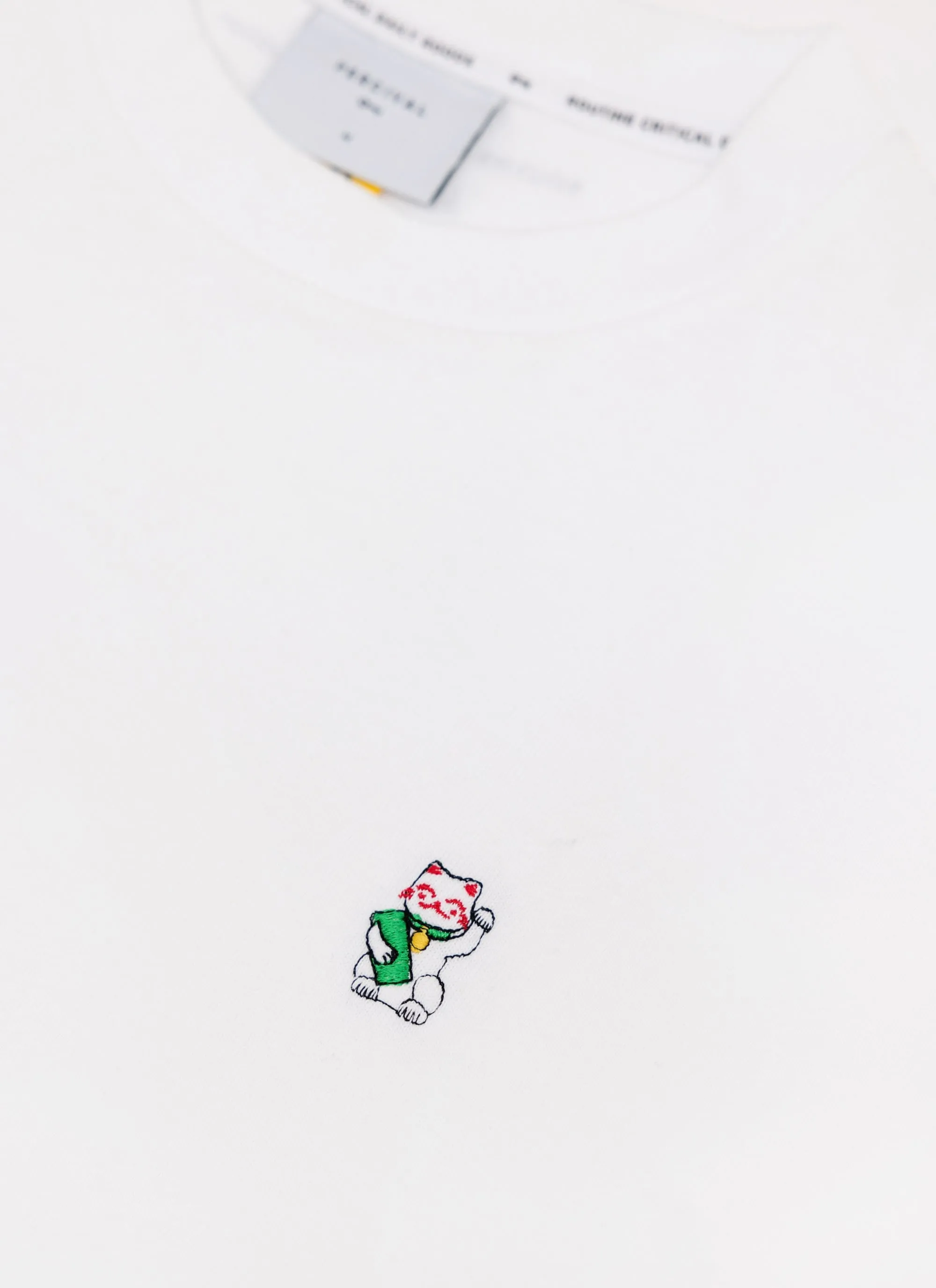 Loyalty T Shirt | Lucky Cat | White sold by Percival product image thumbnail 2