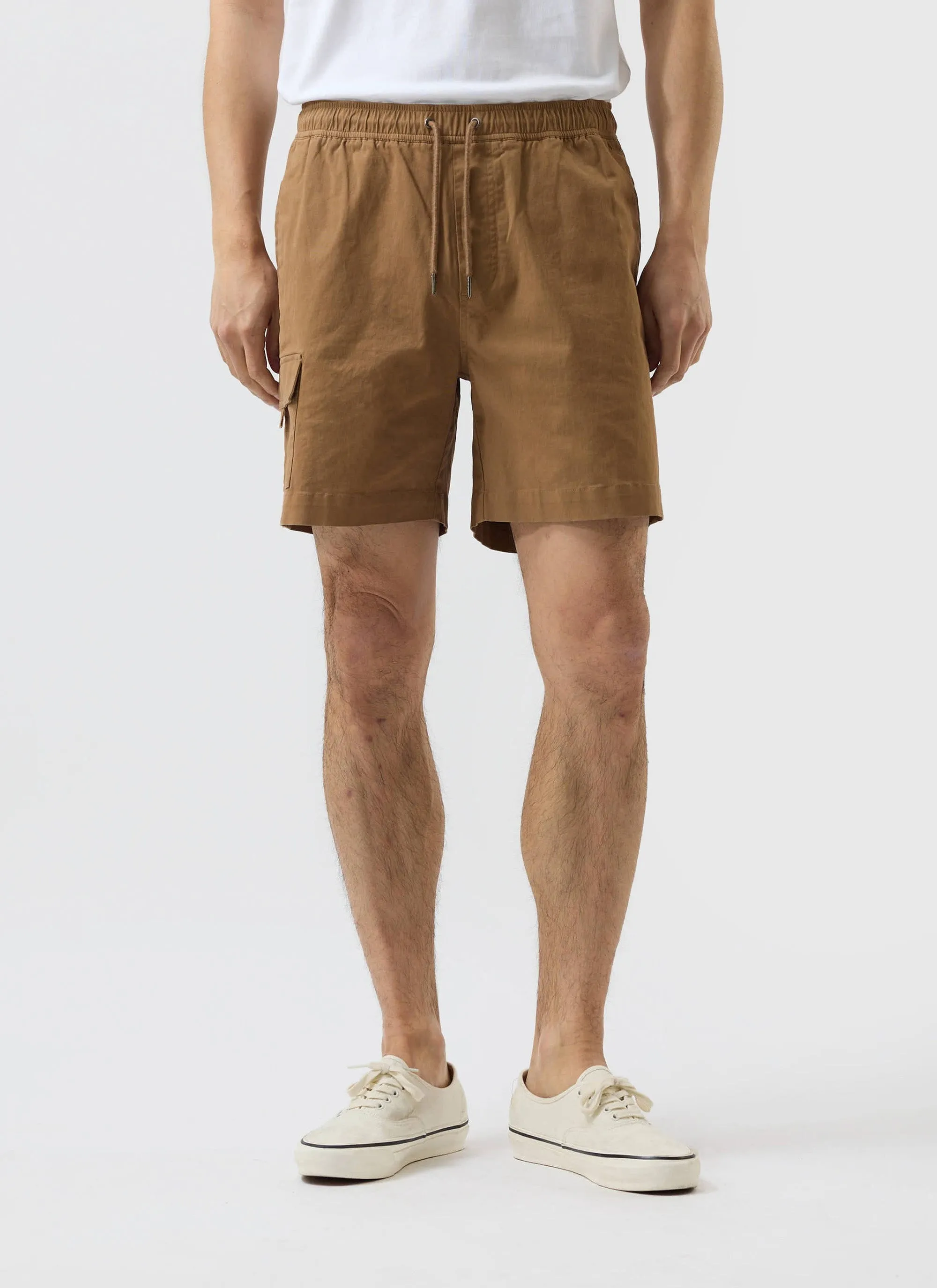 Cargo Shorts | Cotton | Tan sold by Percival product image thumbnail 4