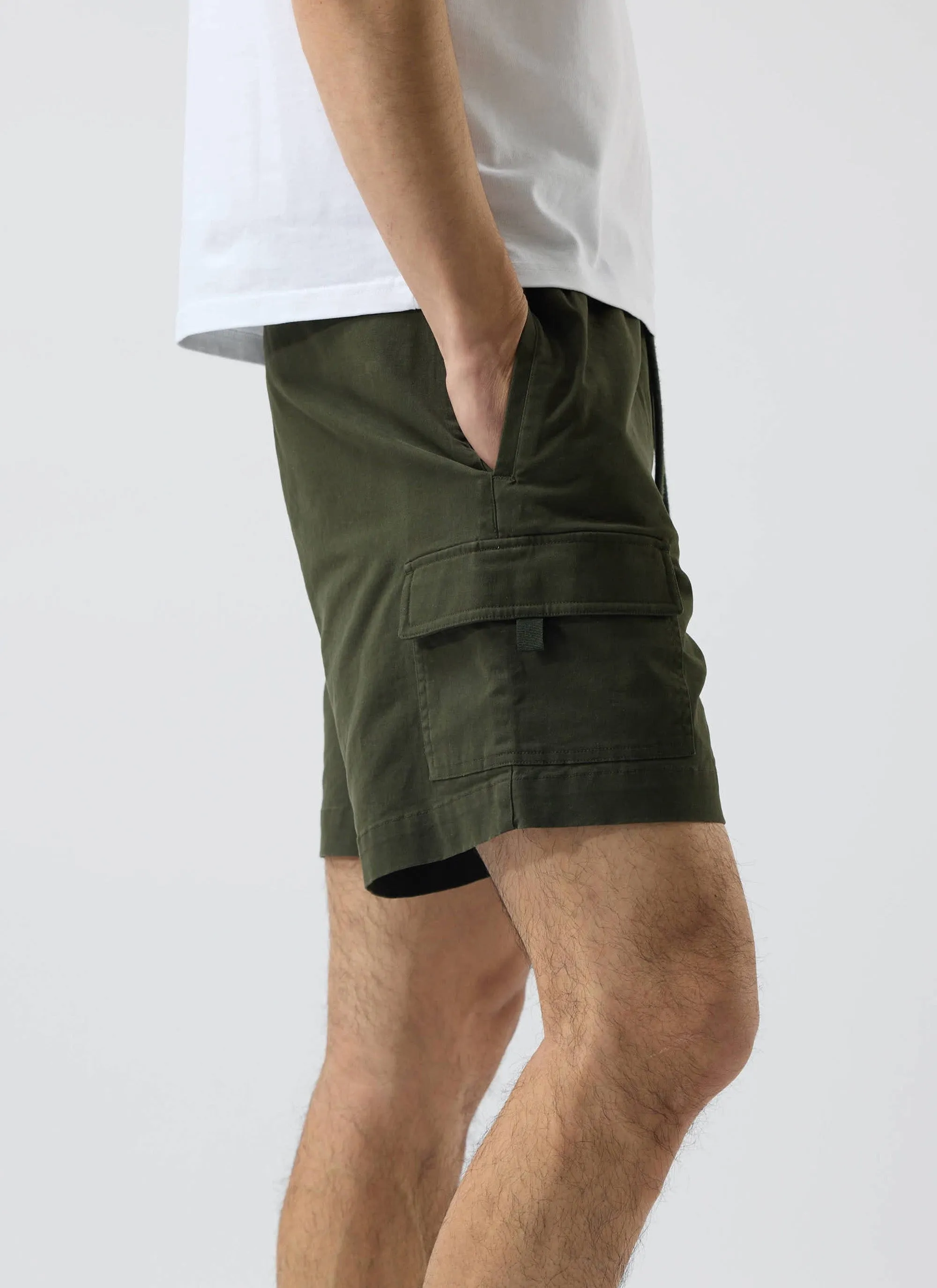 Cargo Shorts | Cotton | Forest sold by Percival product image thumbnail 5