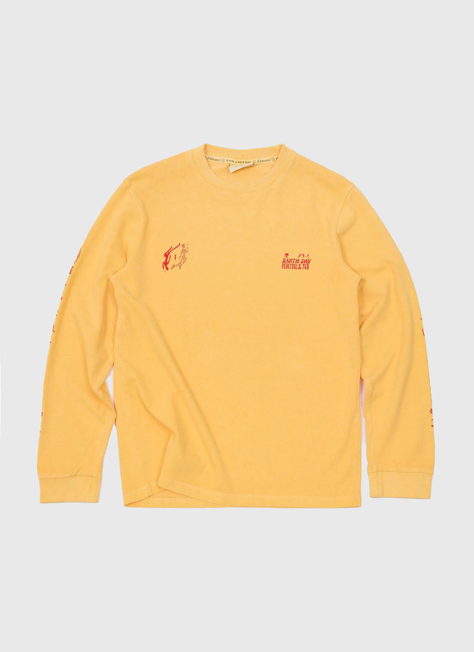 Long Sleeve T Shirt | Percival x The Gorilla Brand | Yellow sold by Percival product image thumbnail 3
