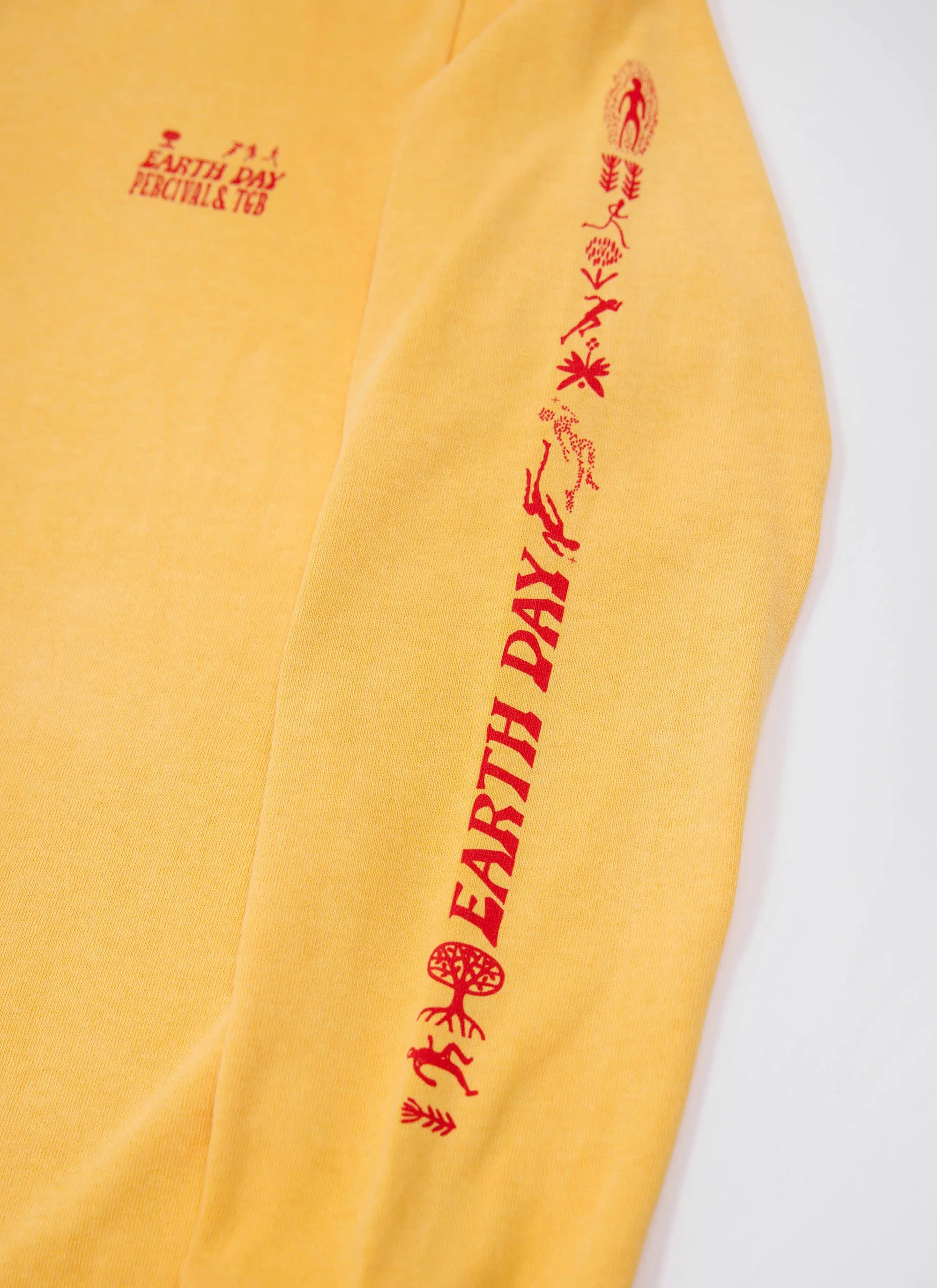 Long Sleeve T Shirt | Percival x The Gorilla Brand | Yellow sold by Percival product image thumbnail 5