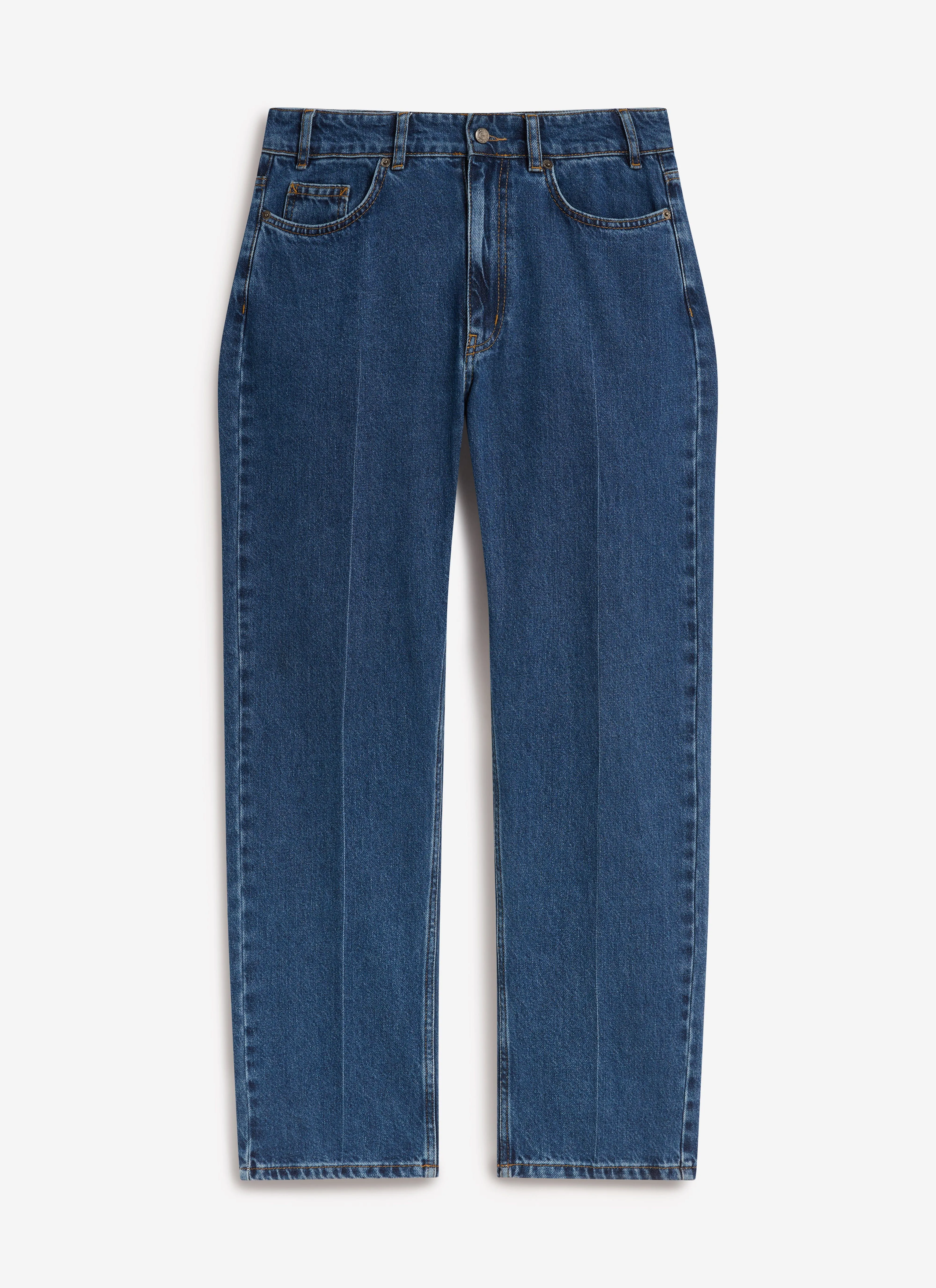 Stay Press Denim Jeans | Percival x Warren | Mid Wash Blue sold by Percival product image thumbnail 3