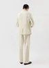 Lyocell Tailored Blazer | Percival x Warren | Ecru sold by Percival