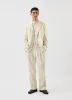 Lyocell Tailored Blazer | Percival x Warren | Ecru sold by Percival