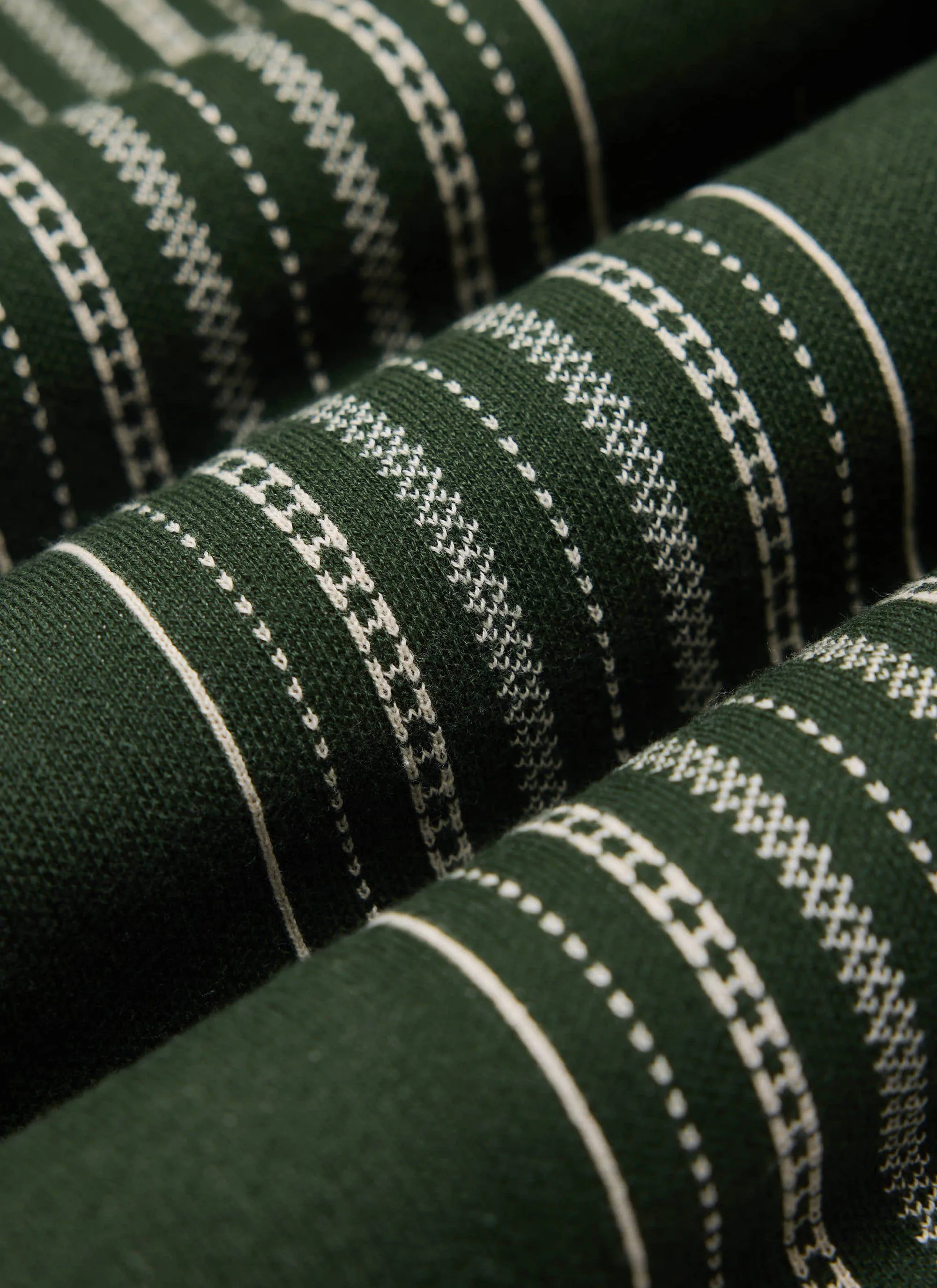 Accolades Knitted Short Sleeve Shirt | Cotton | Forest Green sold by Percival product image thumbnail 5