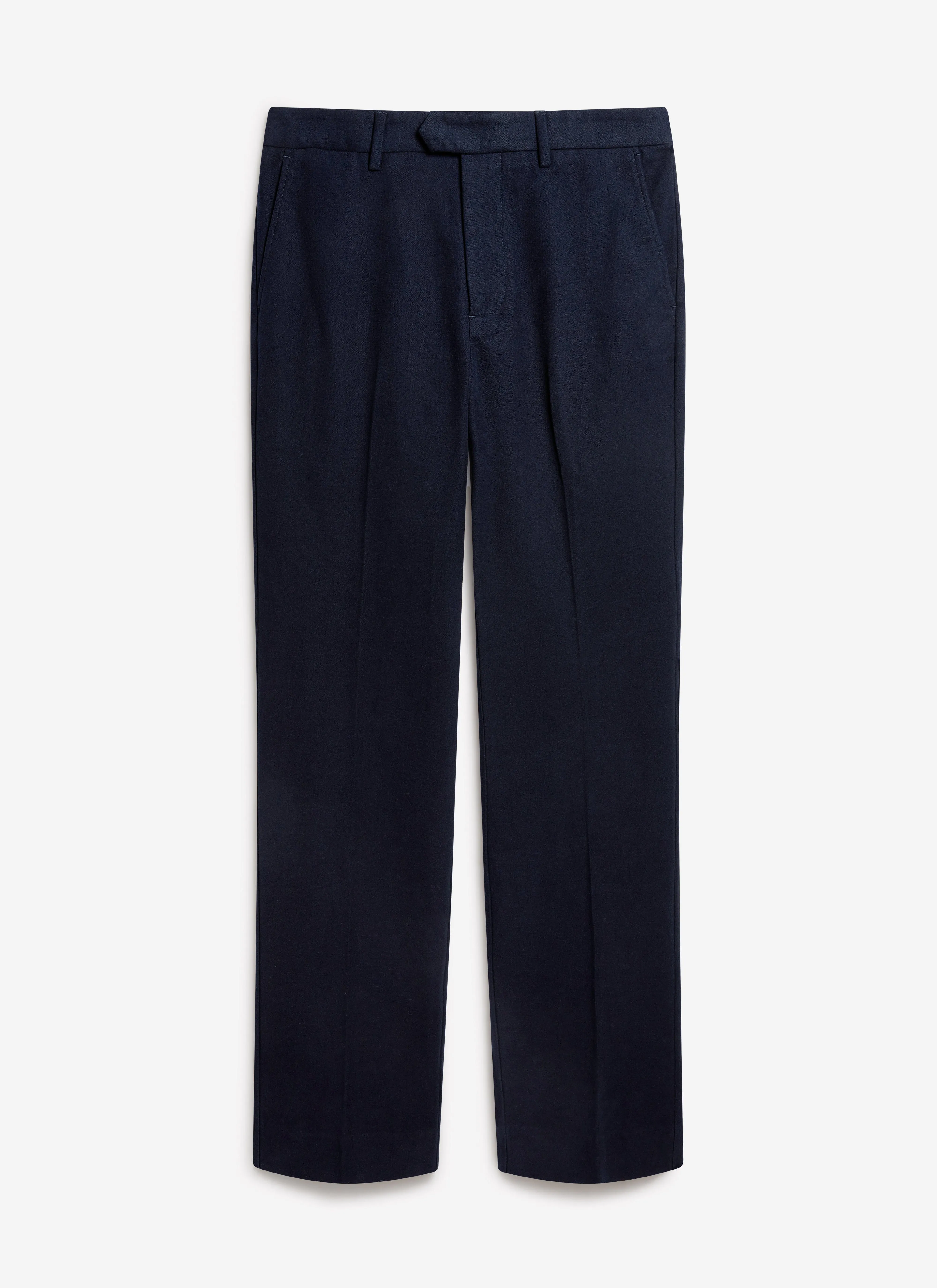 Tailored Moleskin Straight Leg Trousers | Navy sold by Percival product image thumbnail 3