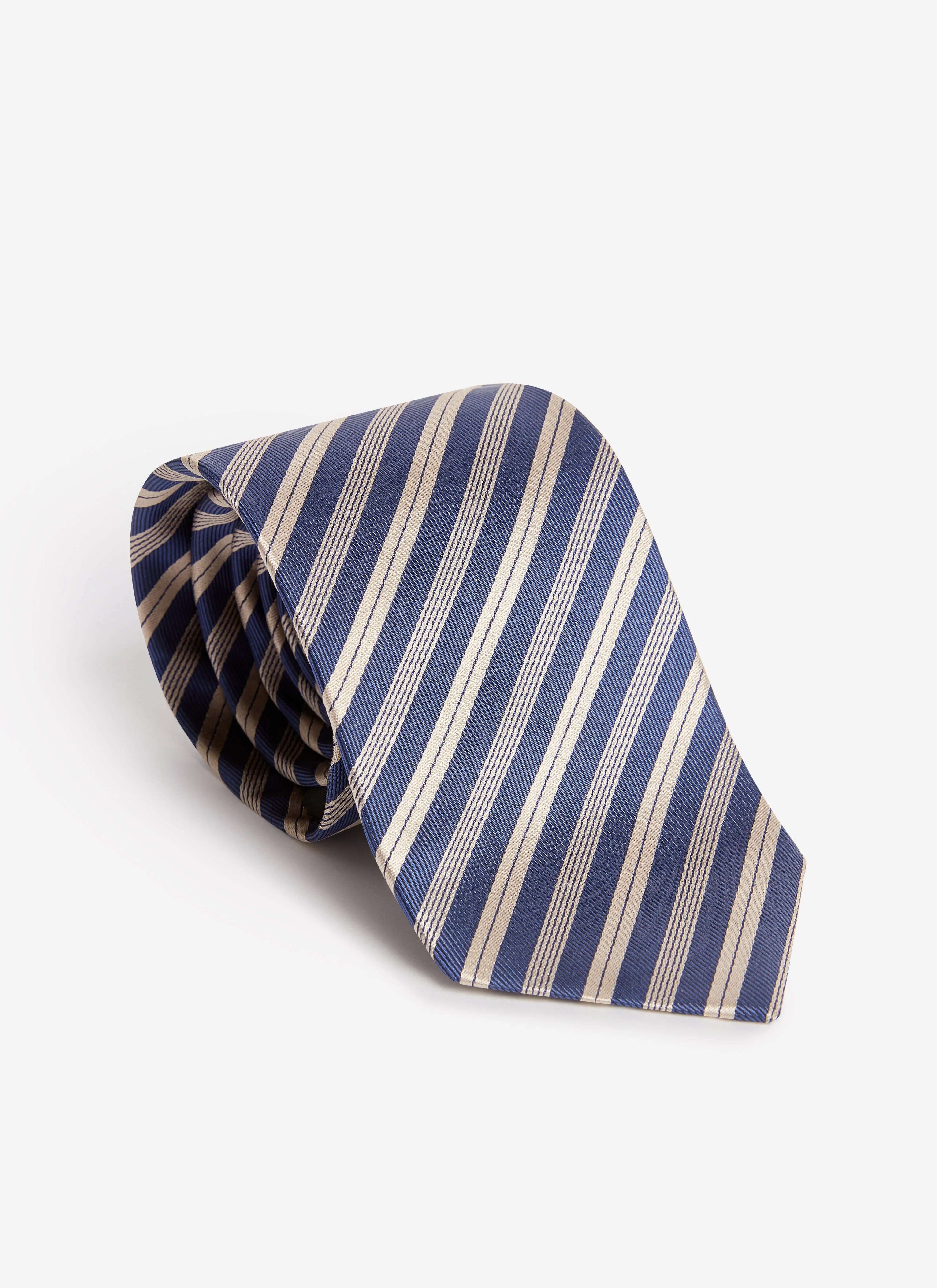 Micro Stripe Silk Tie | Burgundy sold by Percival