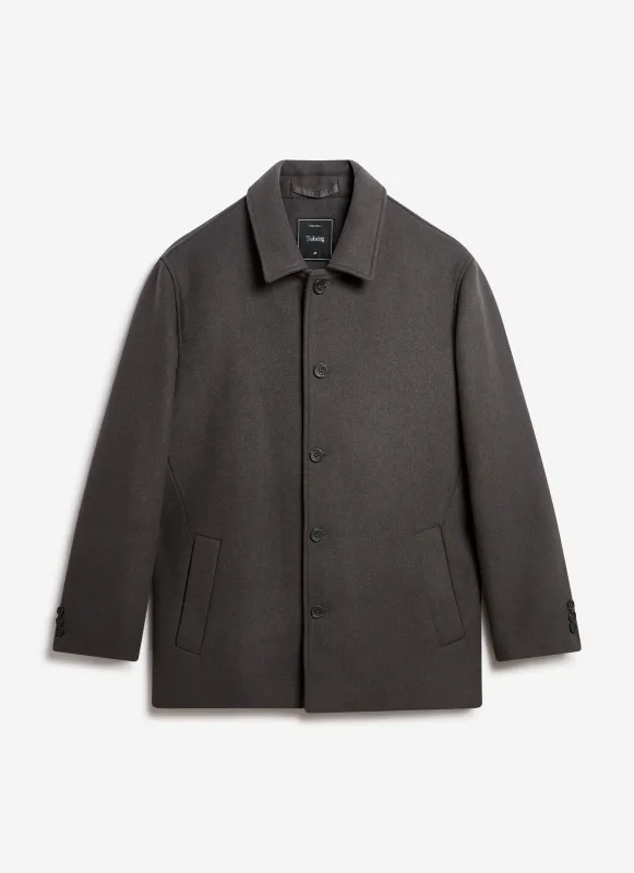 Peacoat | Melton Wool | Charcoal sold by Percival