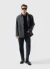 Peacoat | Melton Wool | Charcoal sold by Percival