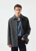 Peacoat | Melton Wool | Charcoal sold by Percival