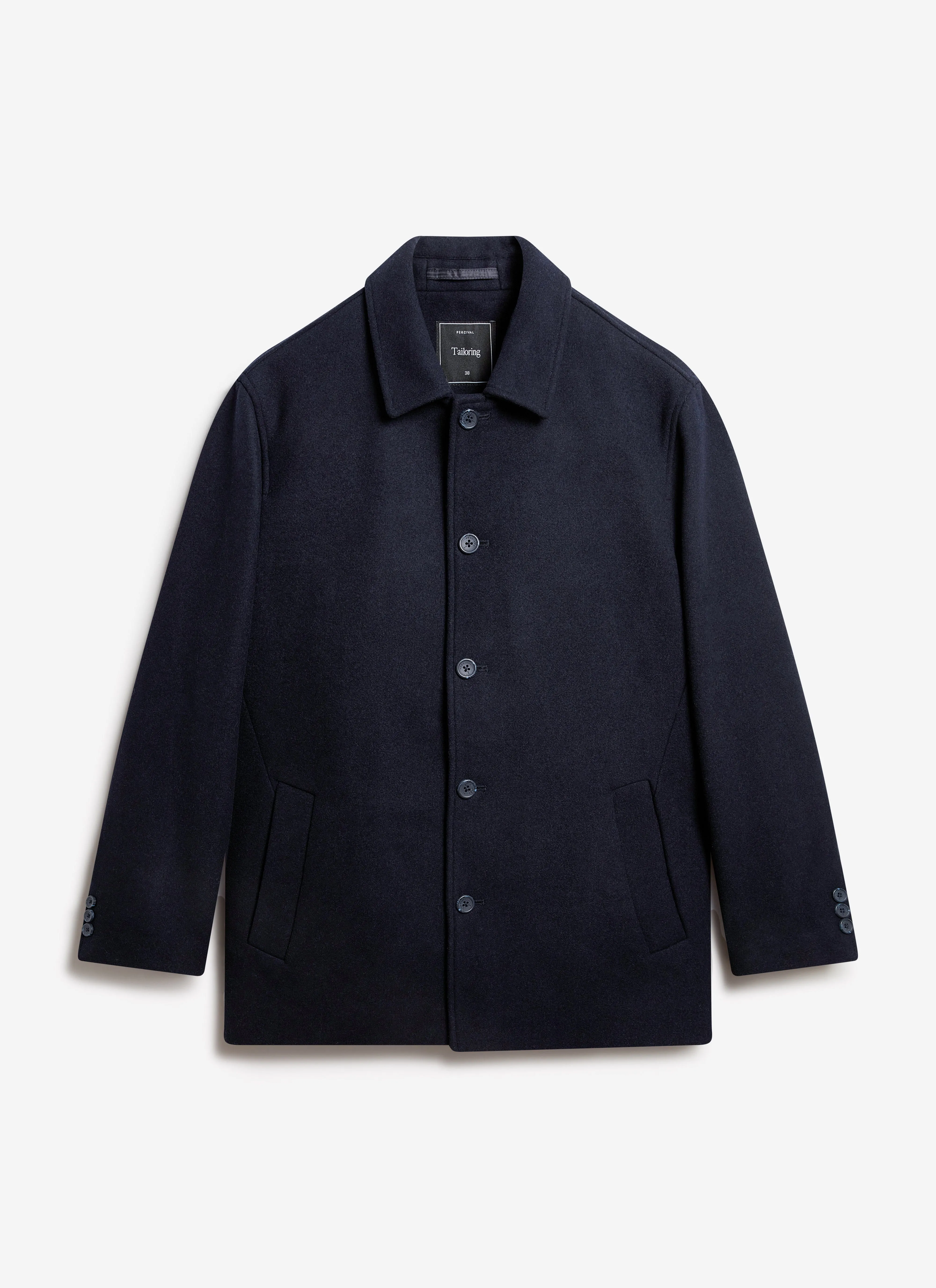 Peacoat | Melton Wool | Navy sold by Percival