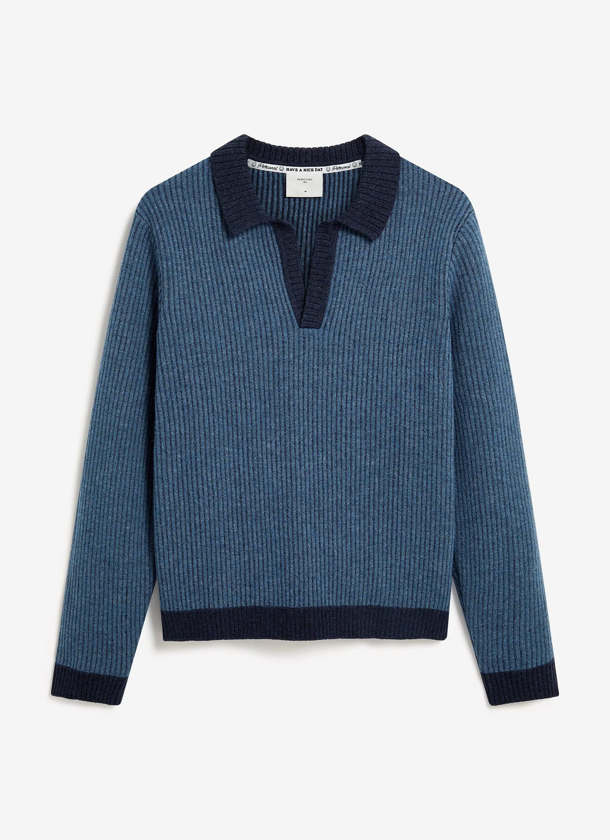 Picnic Polo | Two Toned Wool | Navy sold by Percival