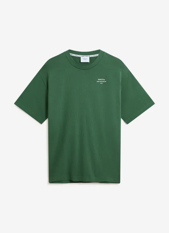 Wax Crayon Vase Oversized T Shirt | Organic Cotton | Forest sold by Percival