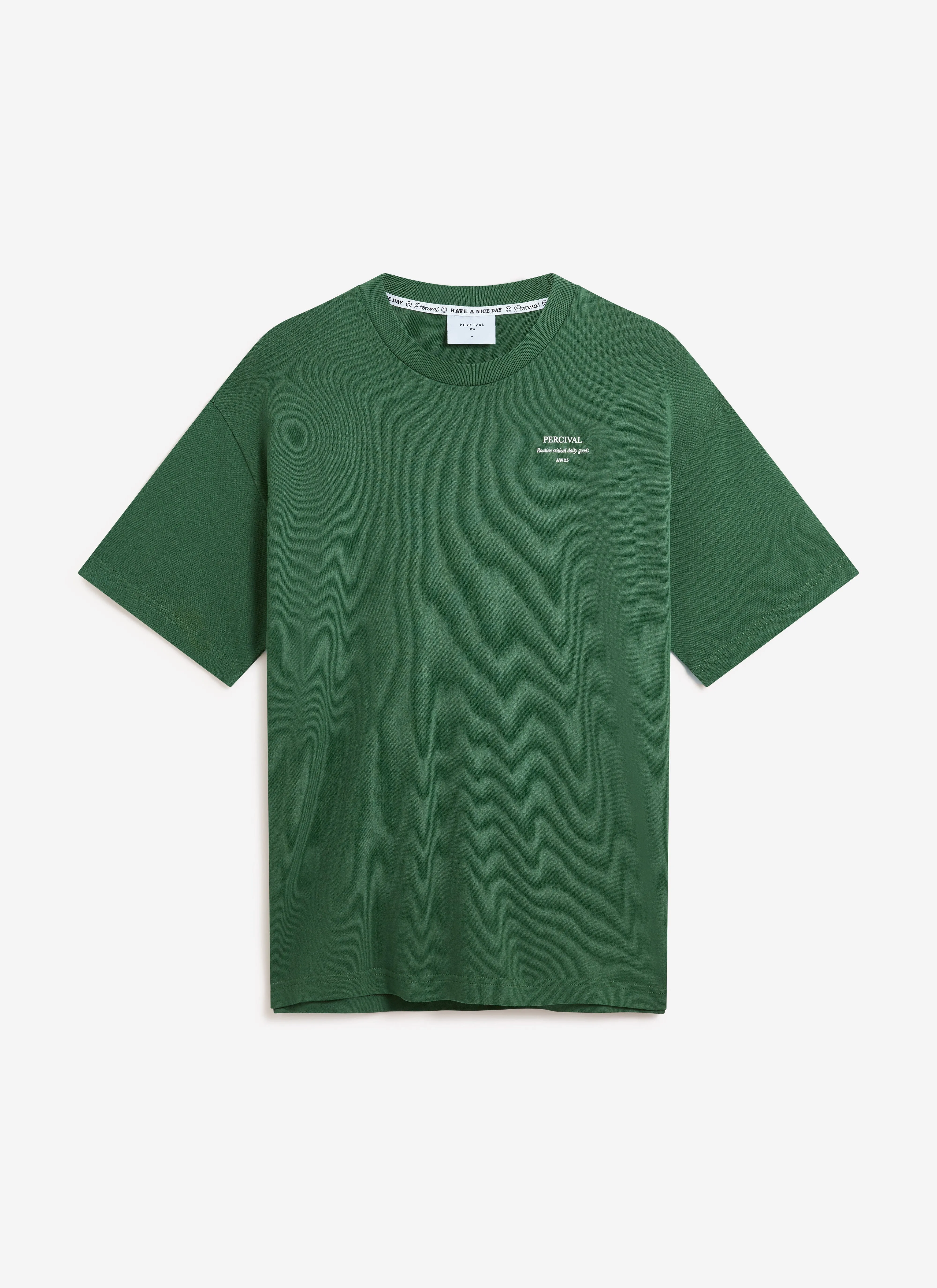 Wax Crayon Vase Oversized T Shirt | Organic Cotton | Forest sold by Percival