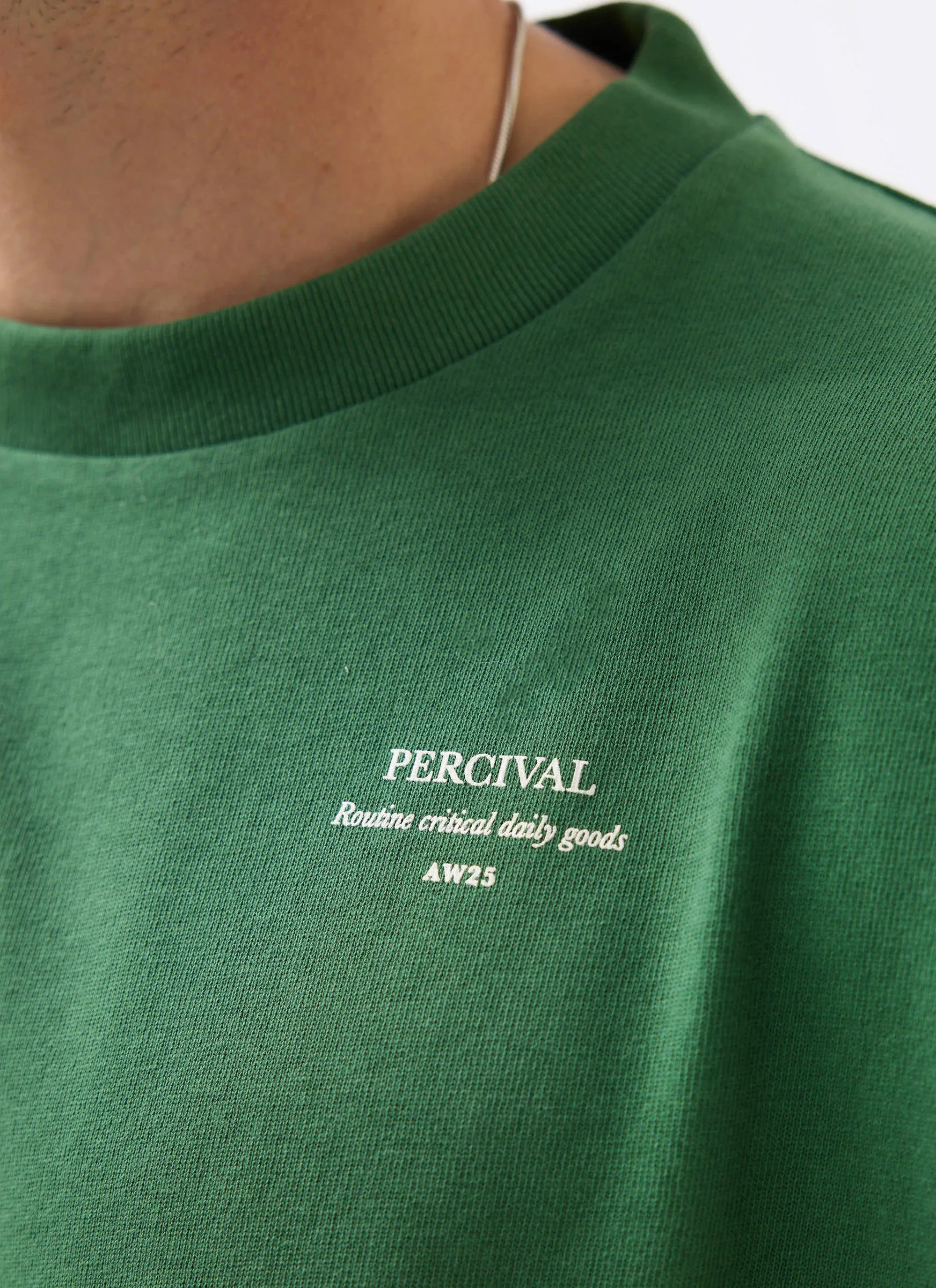 Wax Crayon Vase Oversized T Shirt | Organic Cotton | Forest sold by Percival product image thumbnail 5