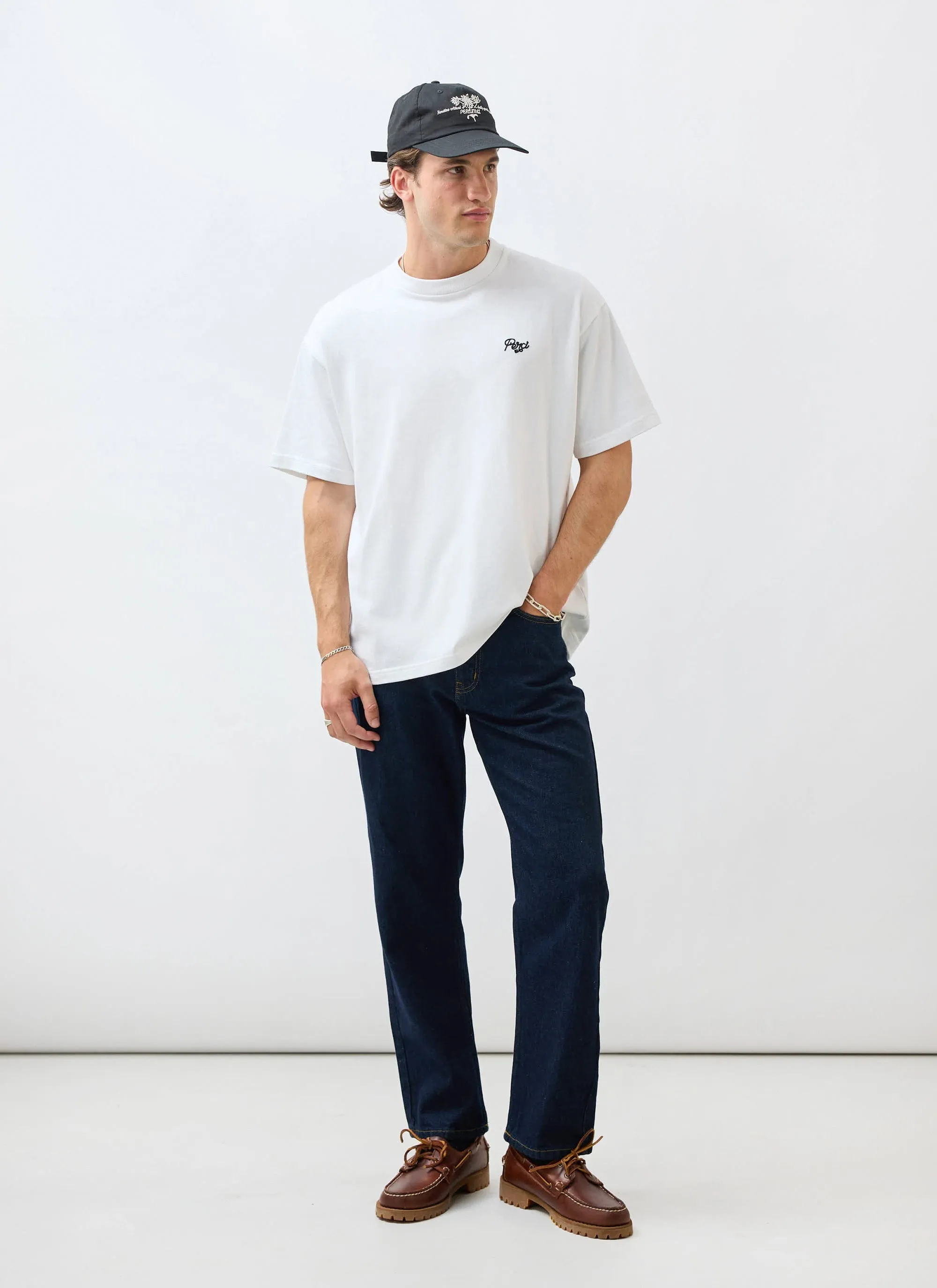 Du Temps Oversized T Shirt | Cotton | White sold by Percival product image thumbnail 2
