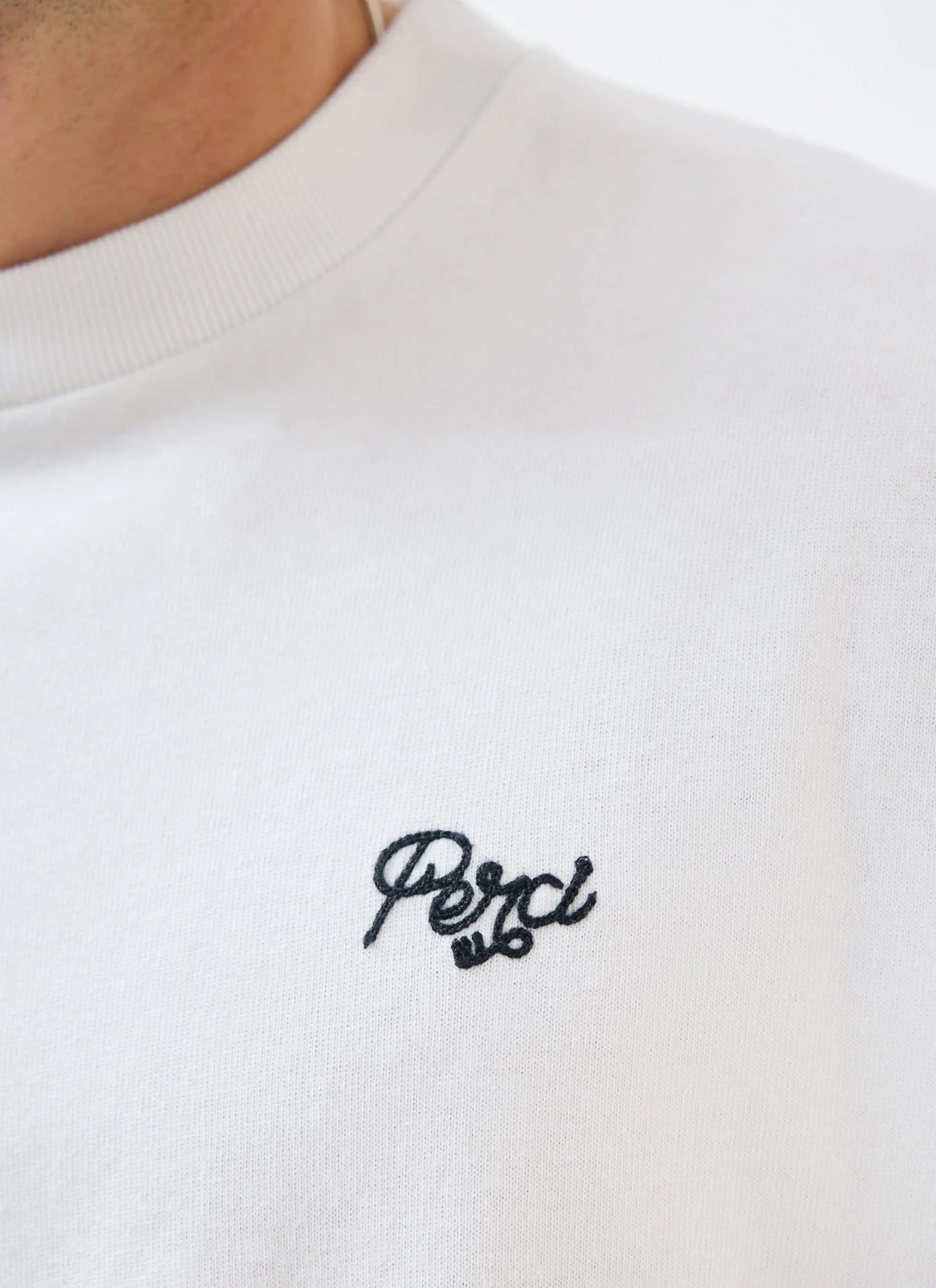 Du Temps Oversized T Shirt | Cotton | White sold by Percival product image thumbnail 5