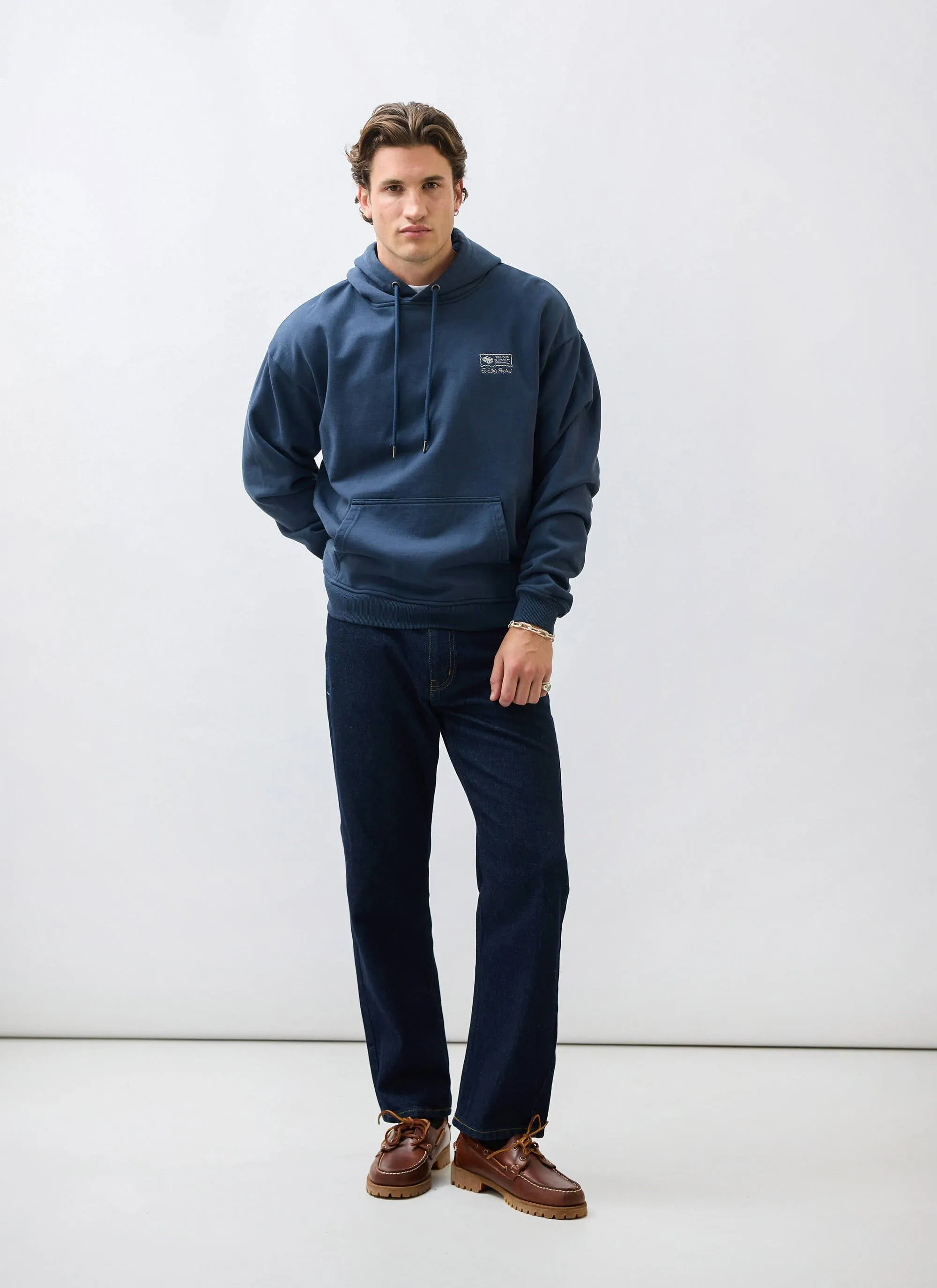 This Book Belongs To Hoodie | Cotton | Navy sold by Percival product image thumbnail 2