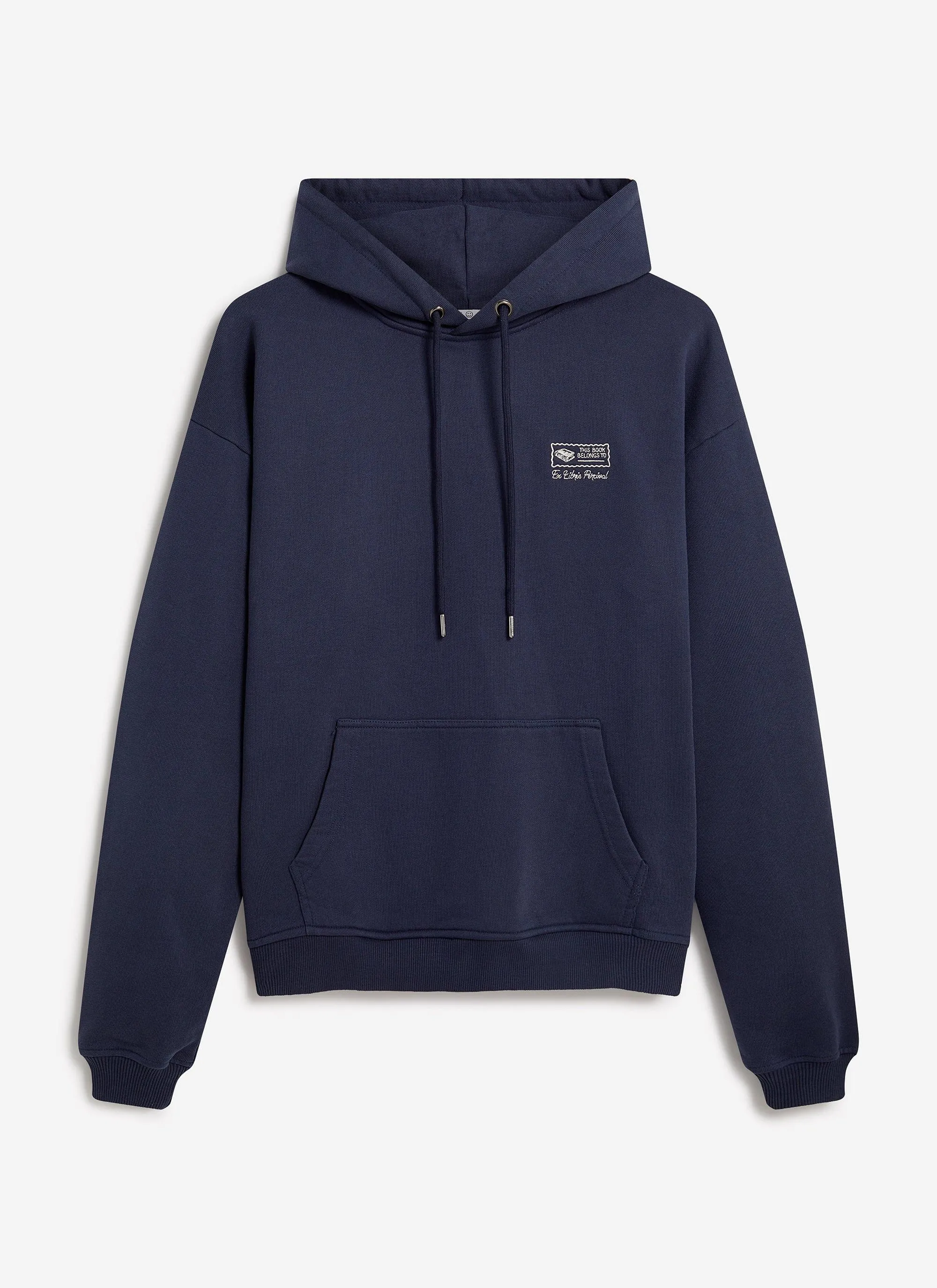 This Book Belongs To Hoodie | Cotton | Navy sold by Percival