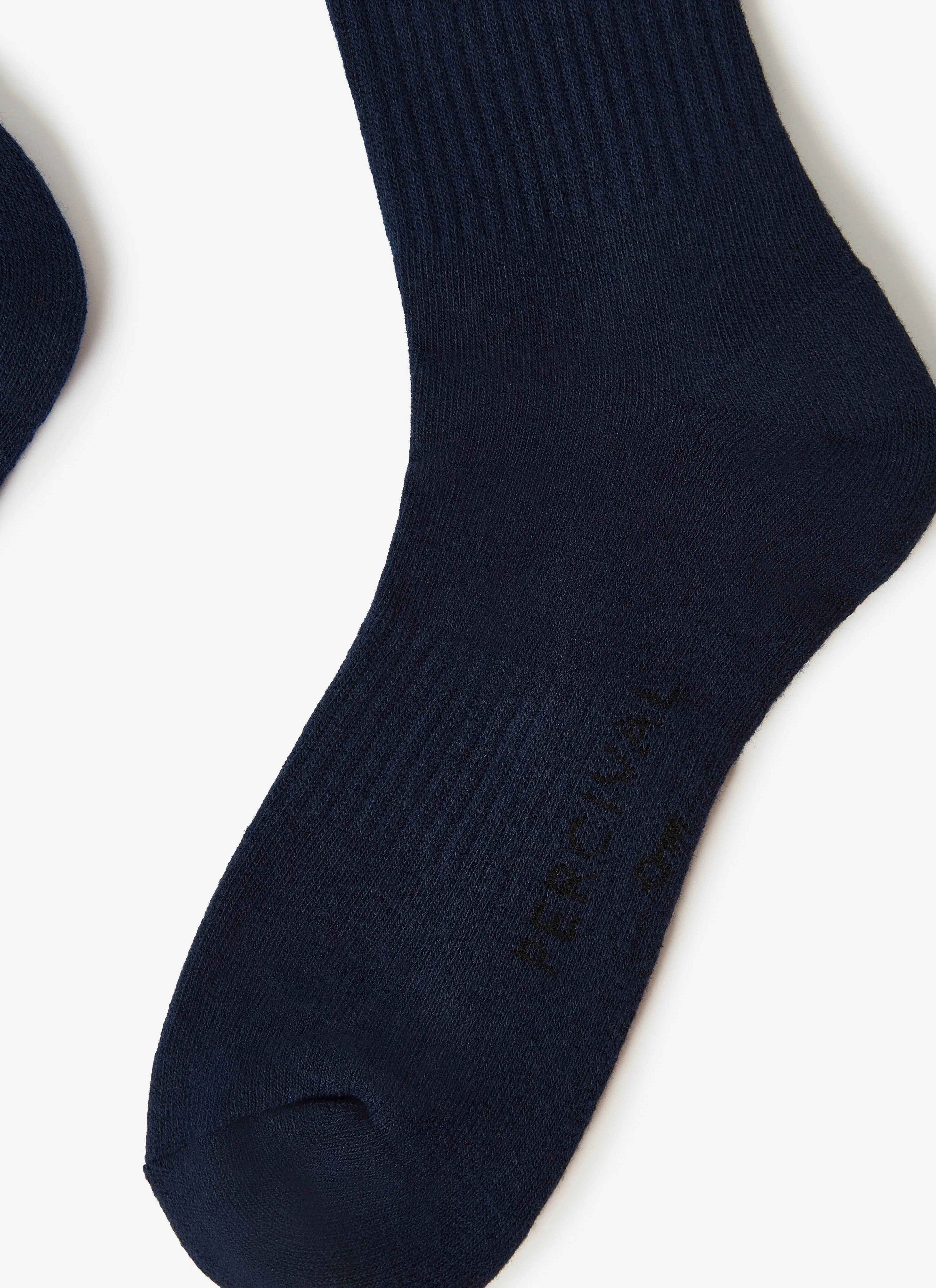 Wax Bouquet Embroidered Socks | Navy sold by Percival product image thumbnail 3