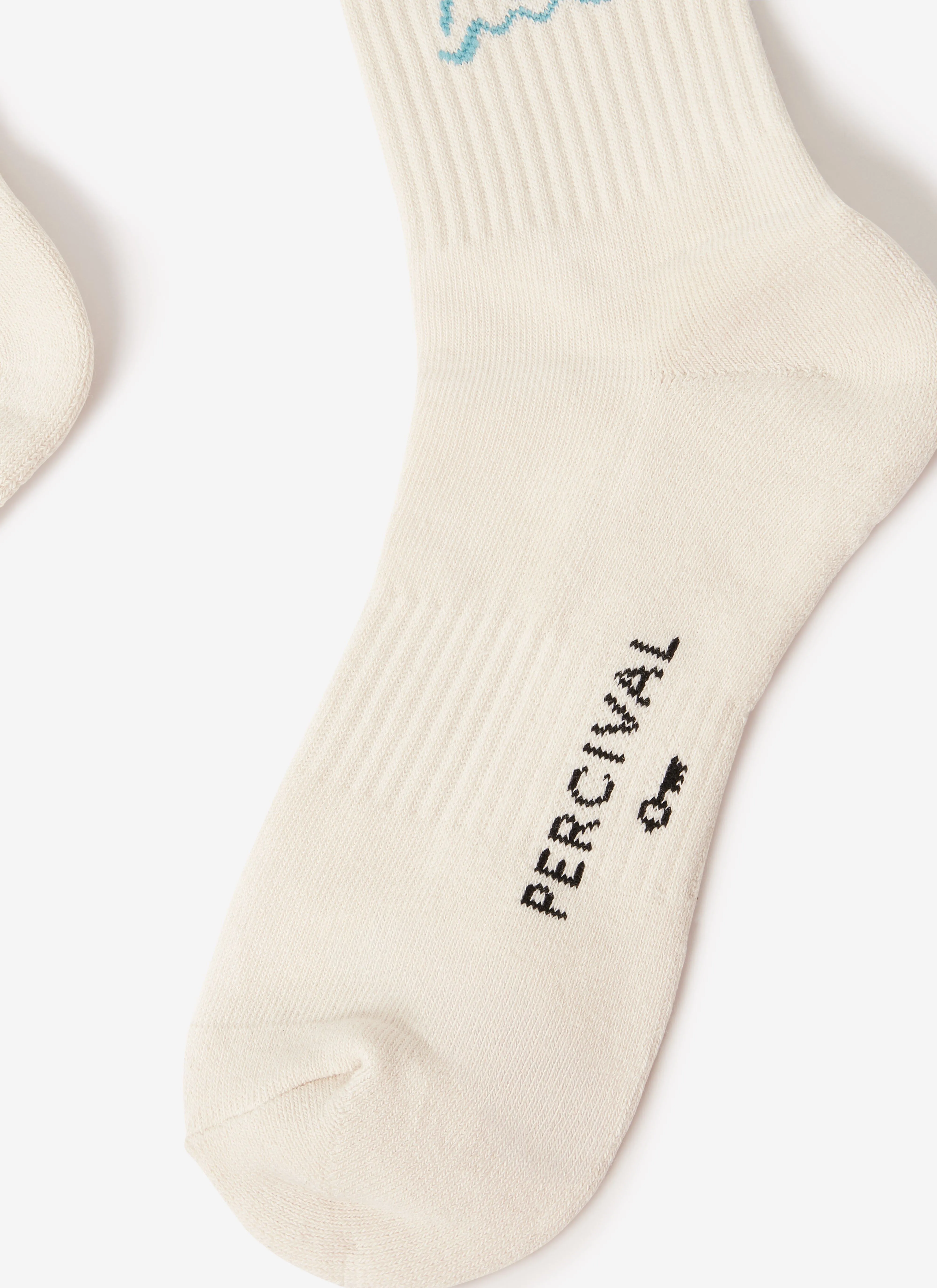 Amor Jacquard Socks | Ecru sold by Percival product image thumbnail 3