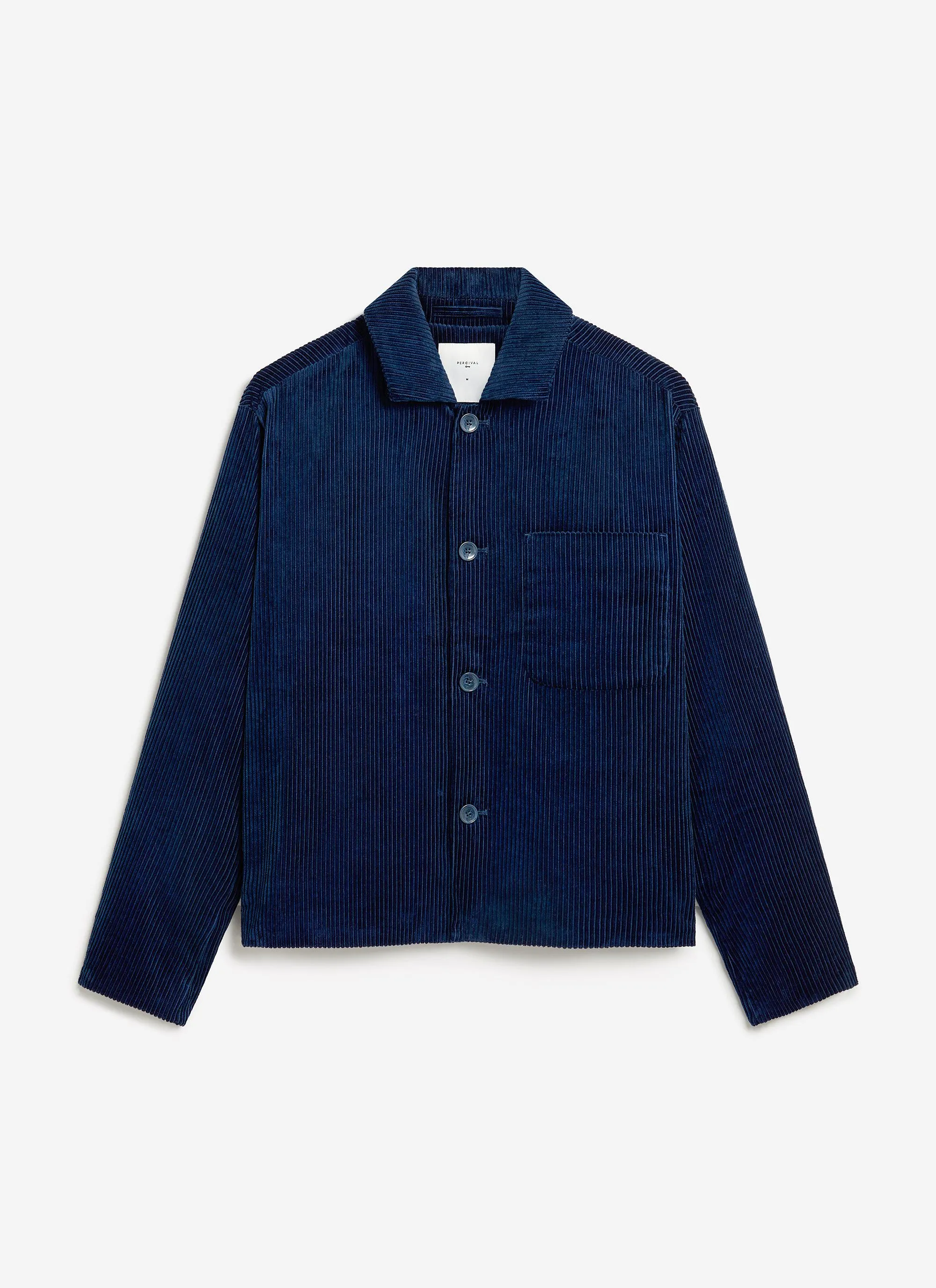 Cord Overshirt | Navy sold by Percival