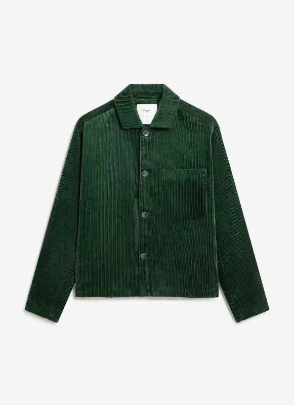 Cord Overshirt | Forest sold by Percival