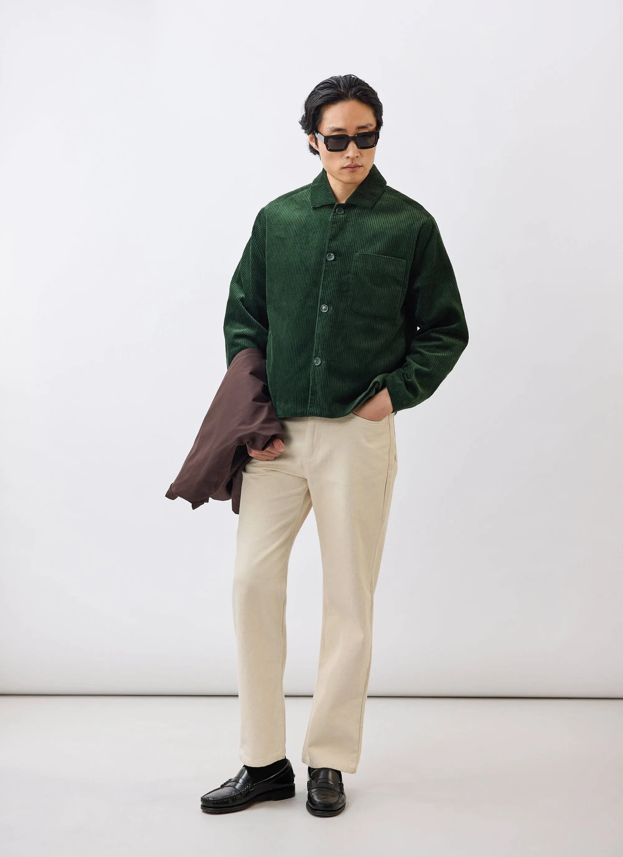 Cord Overshirt | Forest sold by Percival product image thumbnail 2