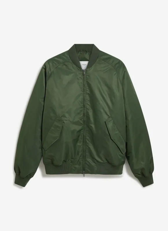 Men's Green Bomber Jacket | Forest sold by Percival