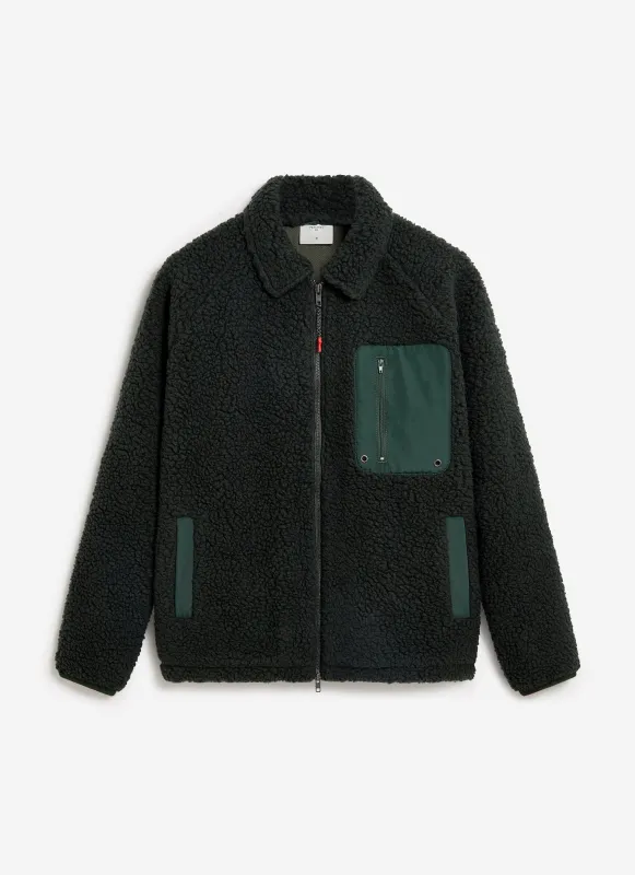 Men's Wool Fleece Jacket | Forest sold by Percival