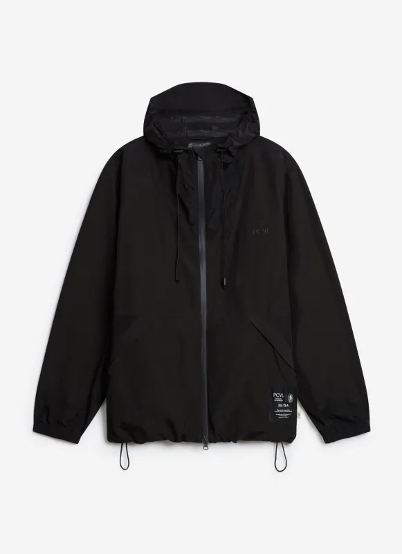 PCVL Zip Through Waterproof Jacket | Black sold by Percival