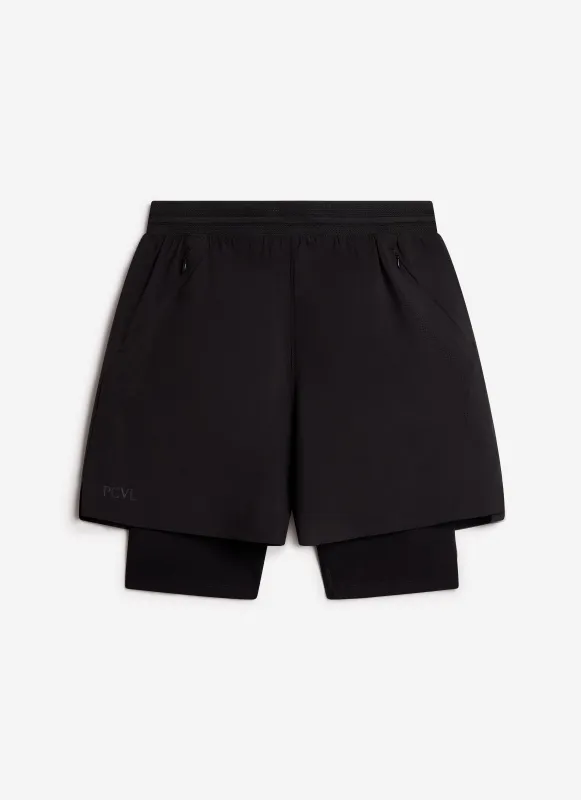 PCVL 2 in 1 Shorts | Black sold by Percival