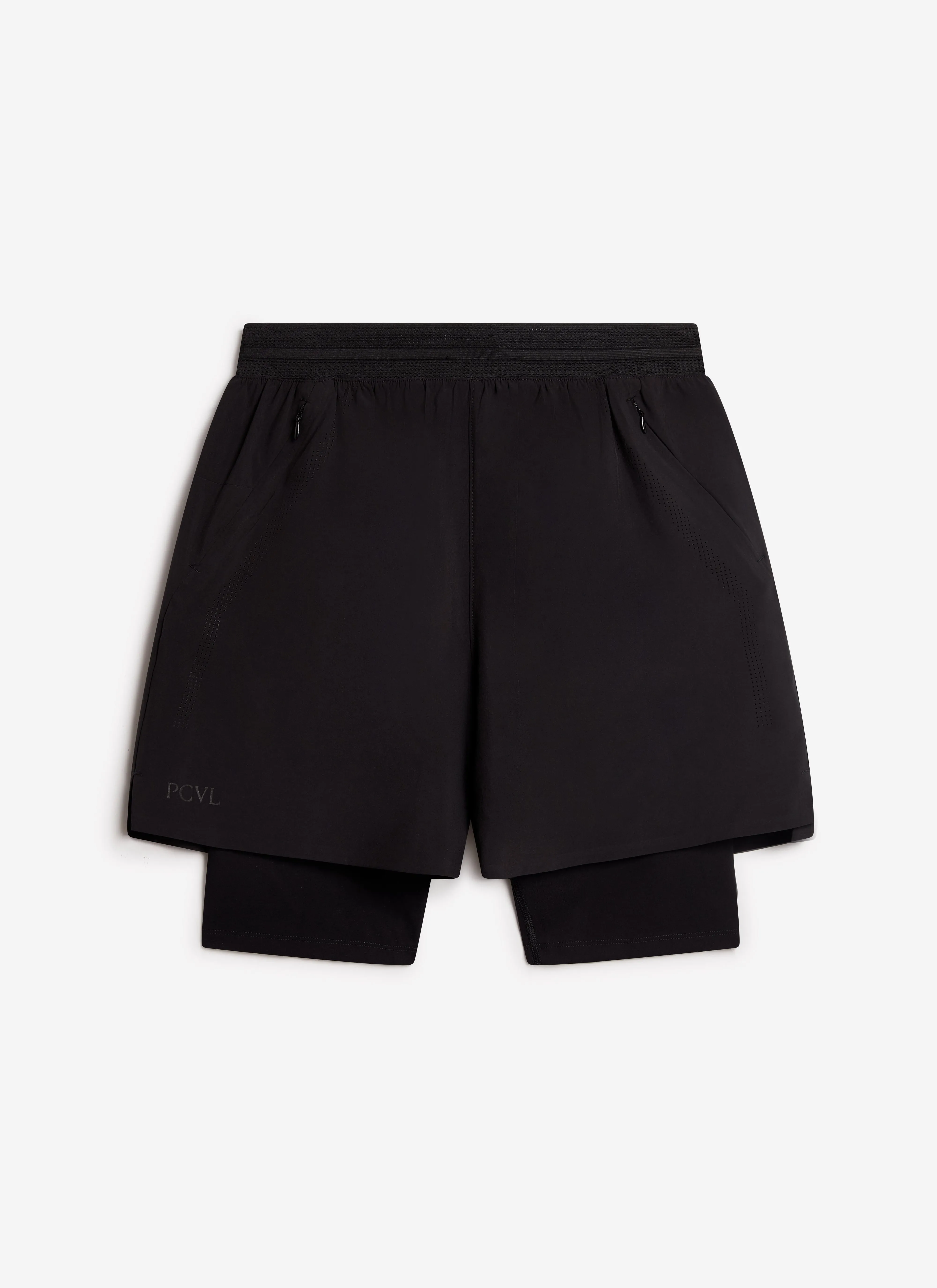 PCVL 2 in 1 Shorts | Black sold by Percival
