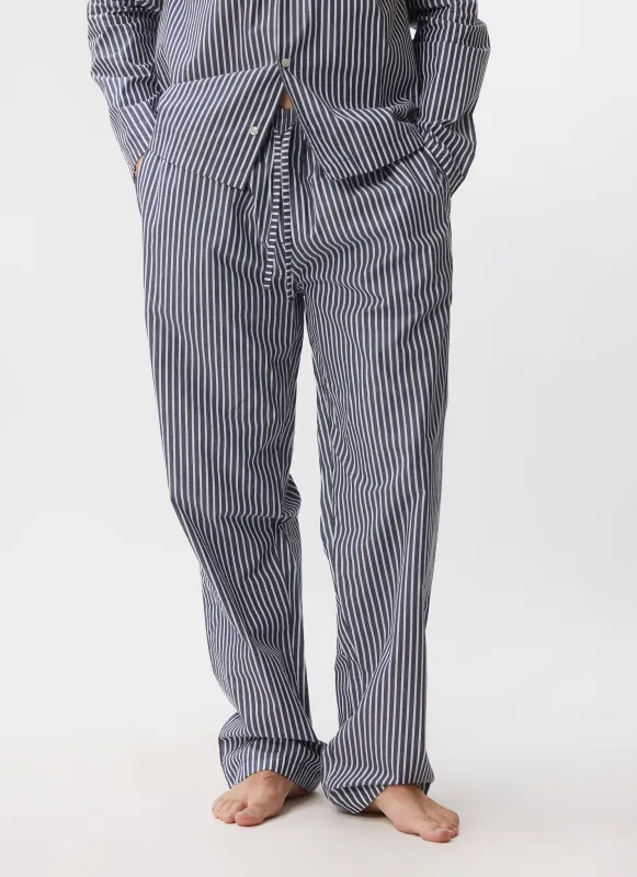 Pyjama Bottoms | Cotton | Blue sold by Percival