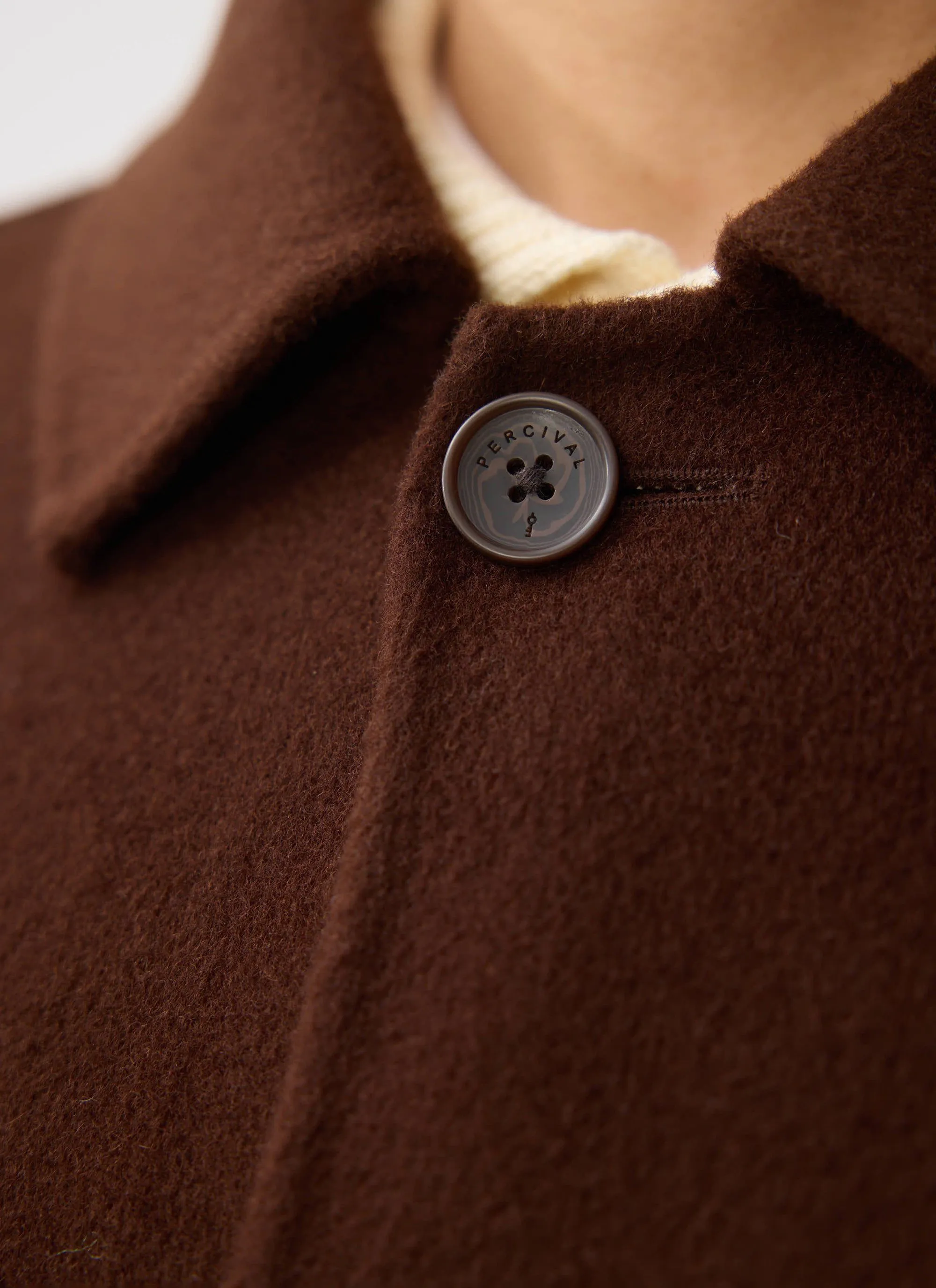 Minnesota Overcoat | Wool | Espresso Brown sold by Percival product image thumbnail 5