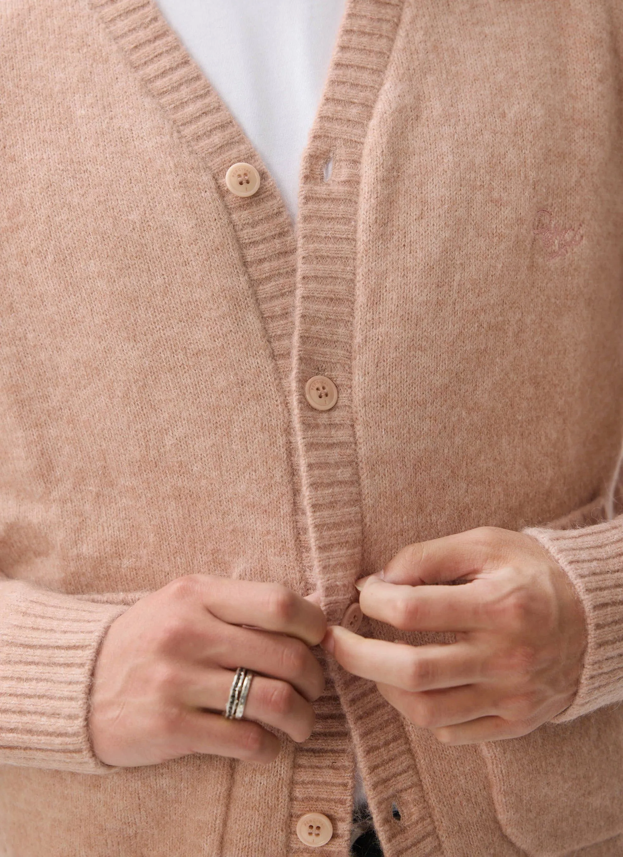 White Glove Cardigan | Mohair | Pink sold by Percival product image thumbnail 4