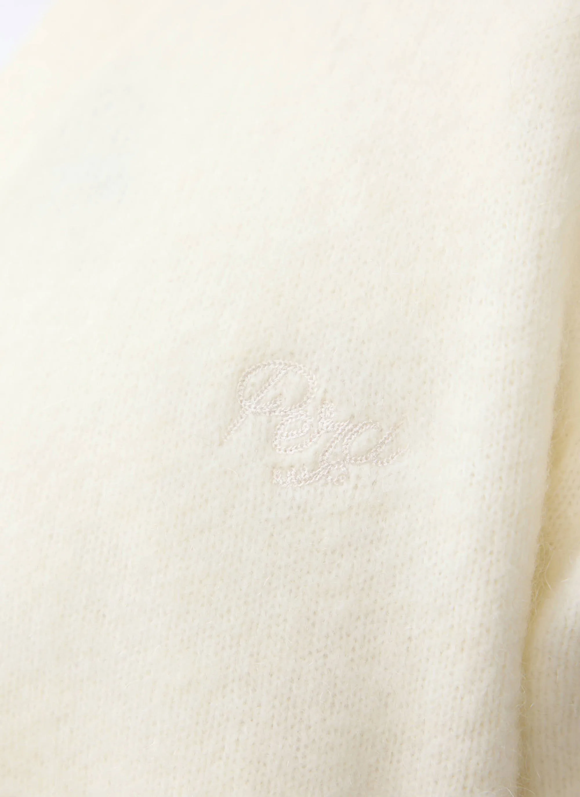 White Glove Cardigan | Mohair | Cream sold by Percival product image thumbnail 3