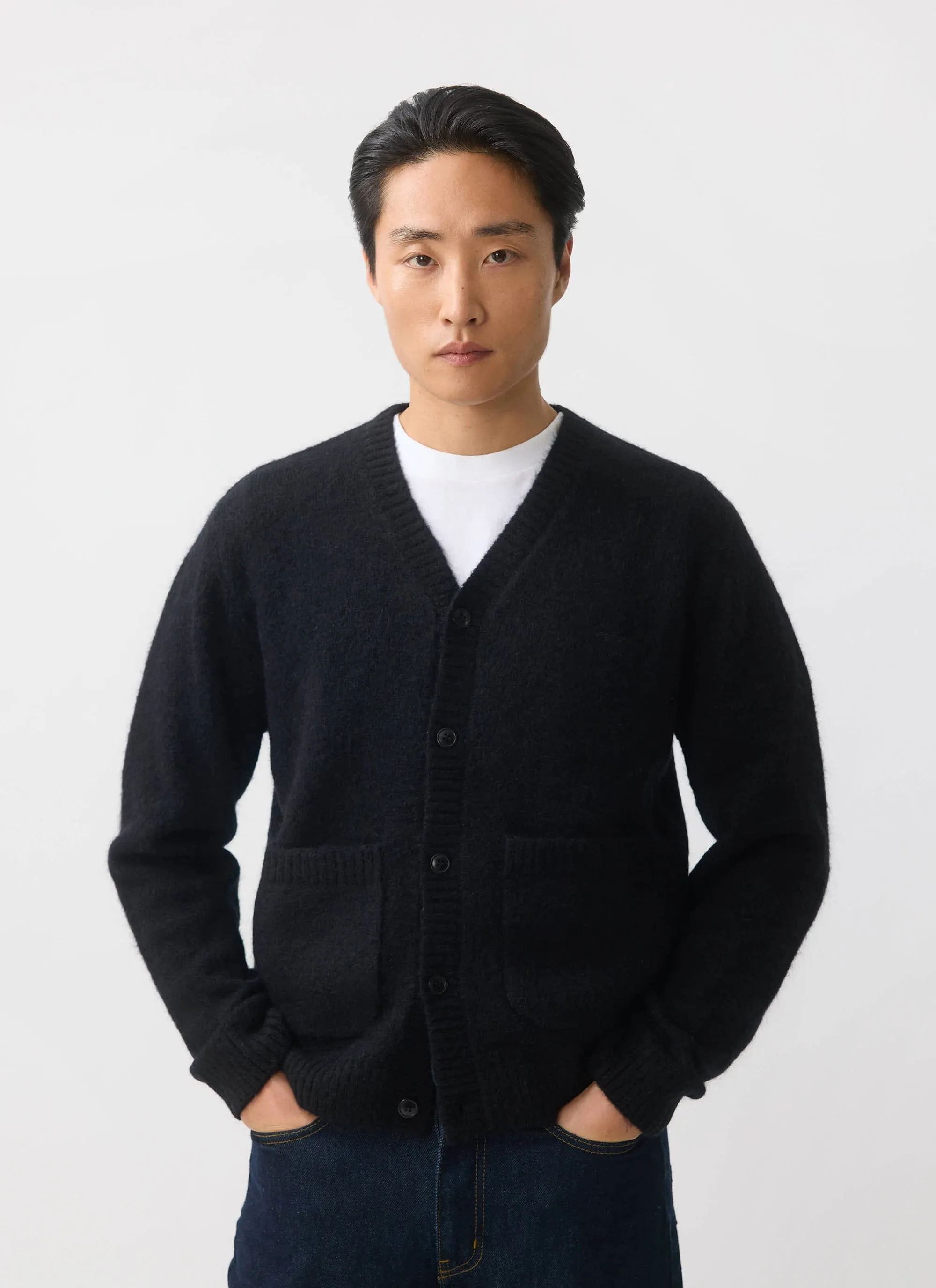 White Glove Cardigan | Mohair | Black sold by Percival product image thumbnail 3