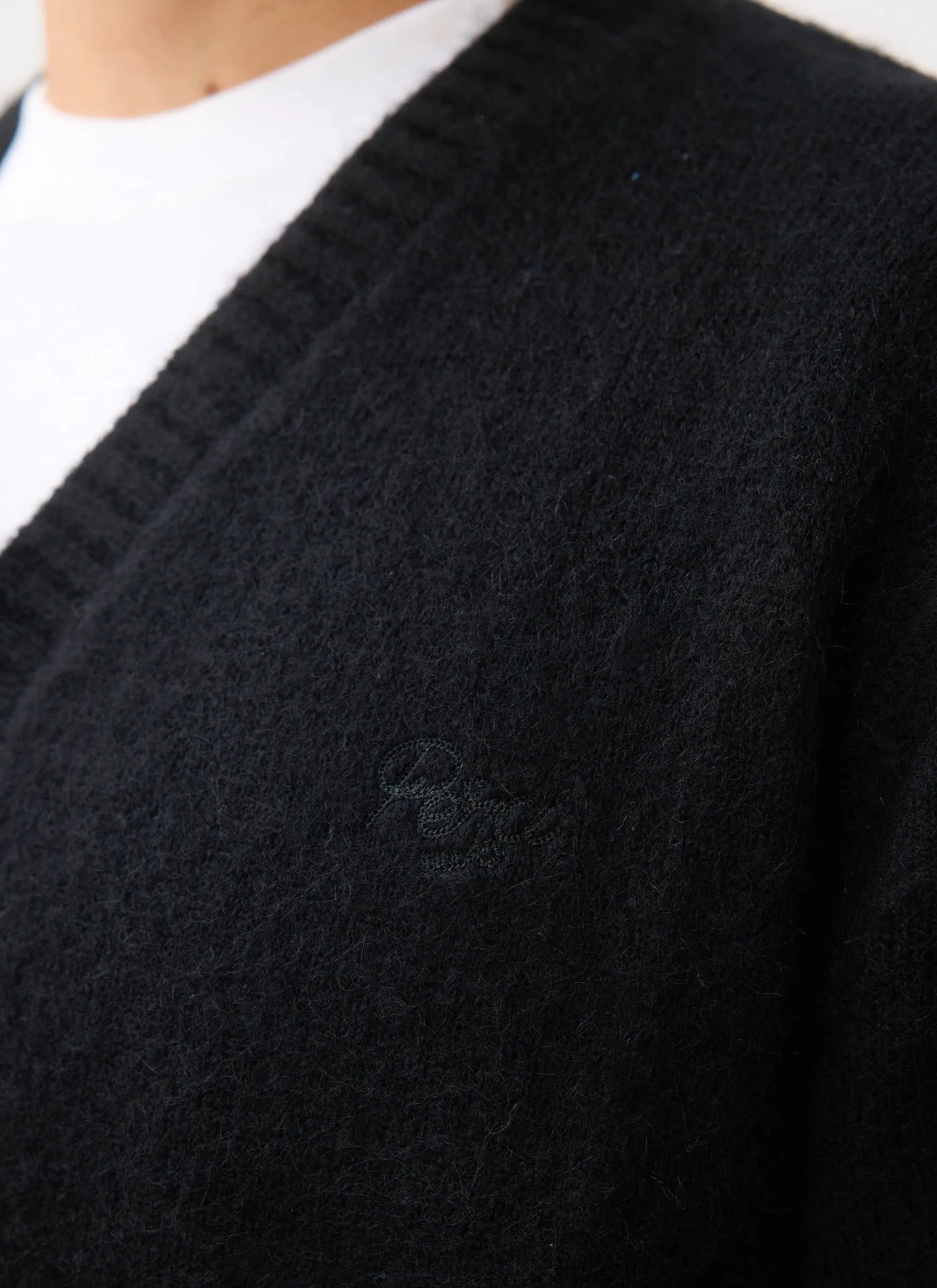 White Glove Cardigan | Mohair | Black sold by Percival product image thumbnail 4