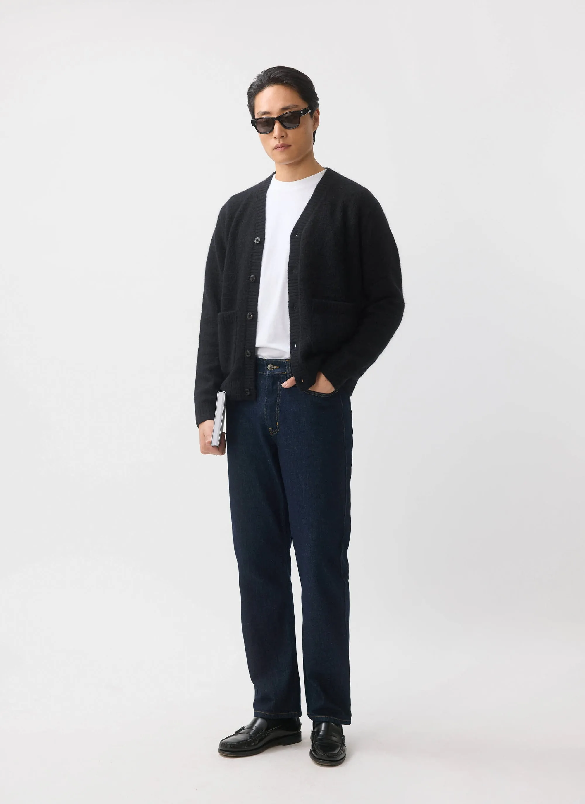 White Glove Cardigan | Mohair | Black sold by Percival product image thumbnail 2