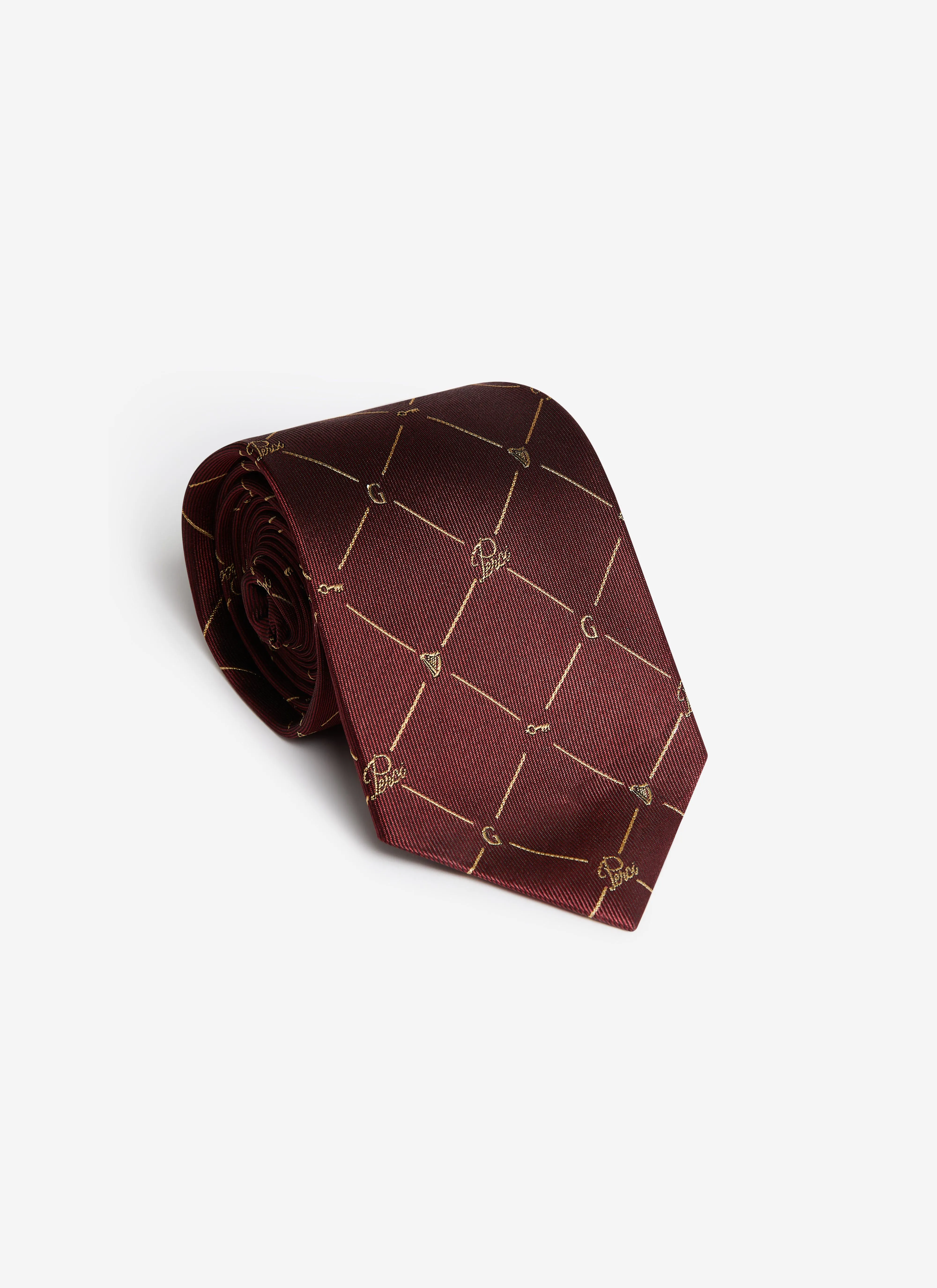 Cross Stitch Silk Tie | Guinness x Percival | Red sold by Percival product image thumbnail 5