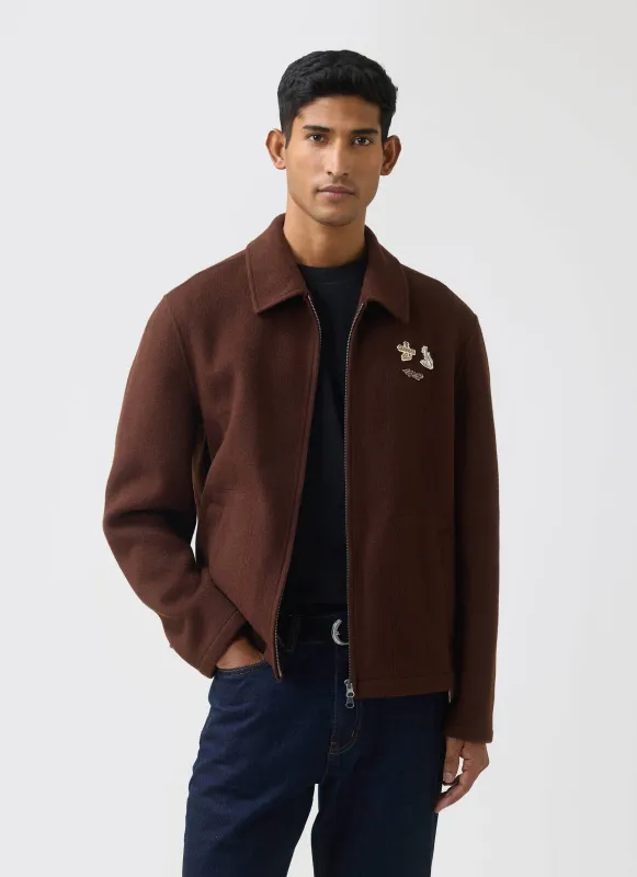 Wool Jacket | Guinness x Percival | Espresso sold by Percival