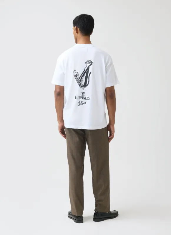 Soloist Oversized T Shirt | Guinness x Percival | White sold by Percival