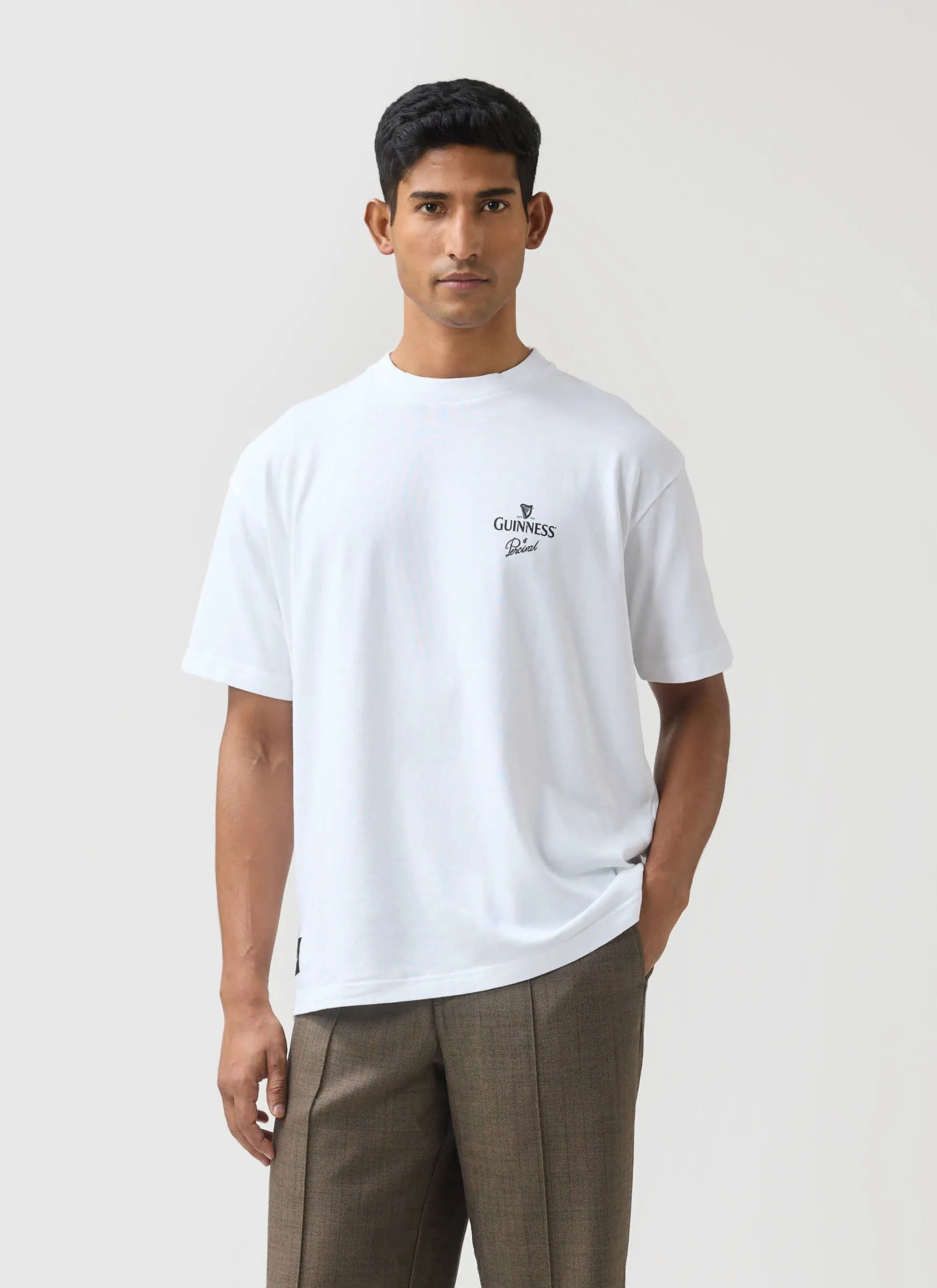 Soloist Oversized T Shirt | Guinness x Percival | White sold by Percival product image thumbnail 3